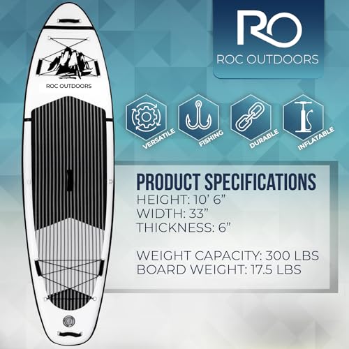 10'6" Inflatable Stand Up Paddle Board Set