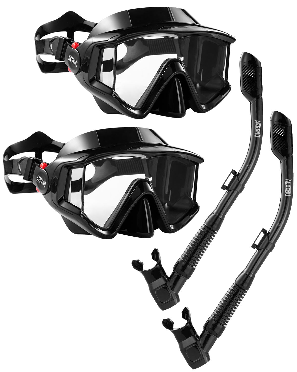 Dry Top Snorkel Mask Set