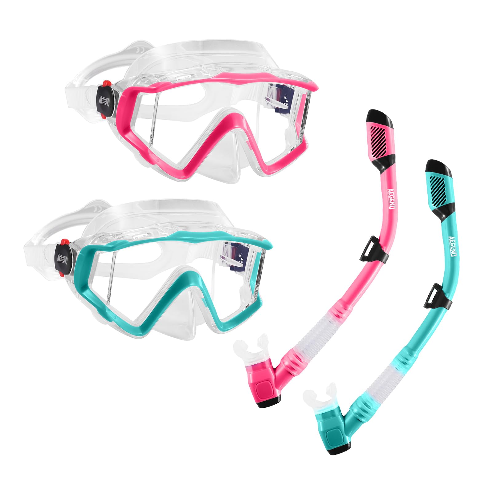 Dry Top Snorkel Mask Set