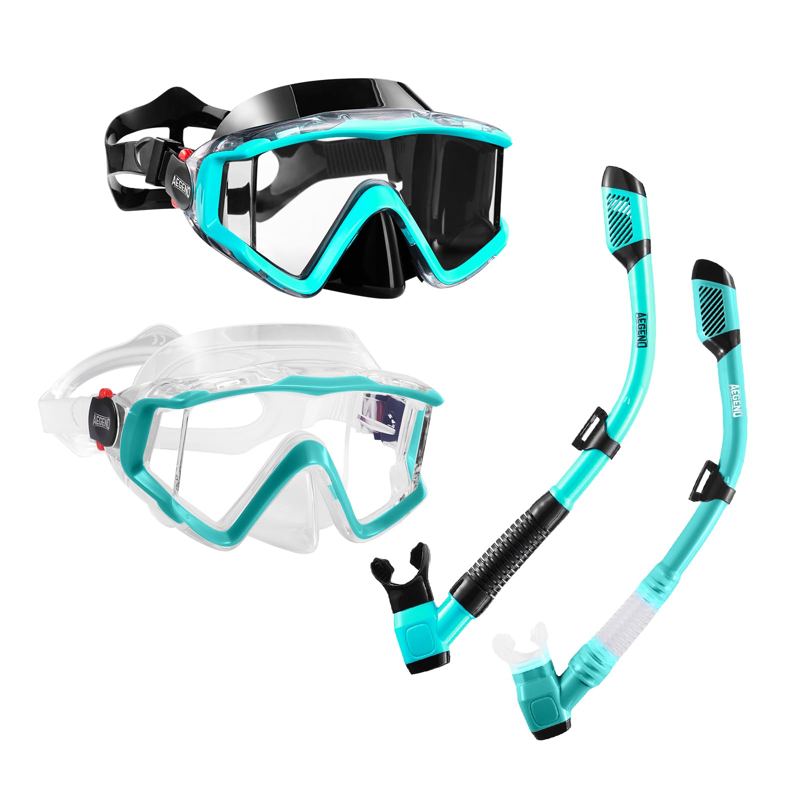 Dry Top Snorkel Mask Set