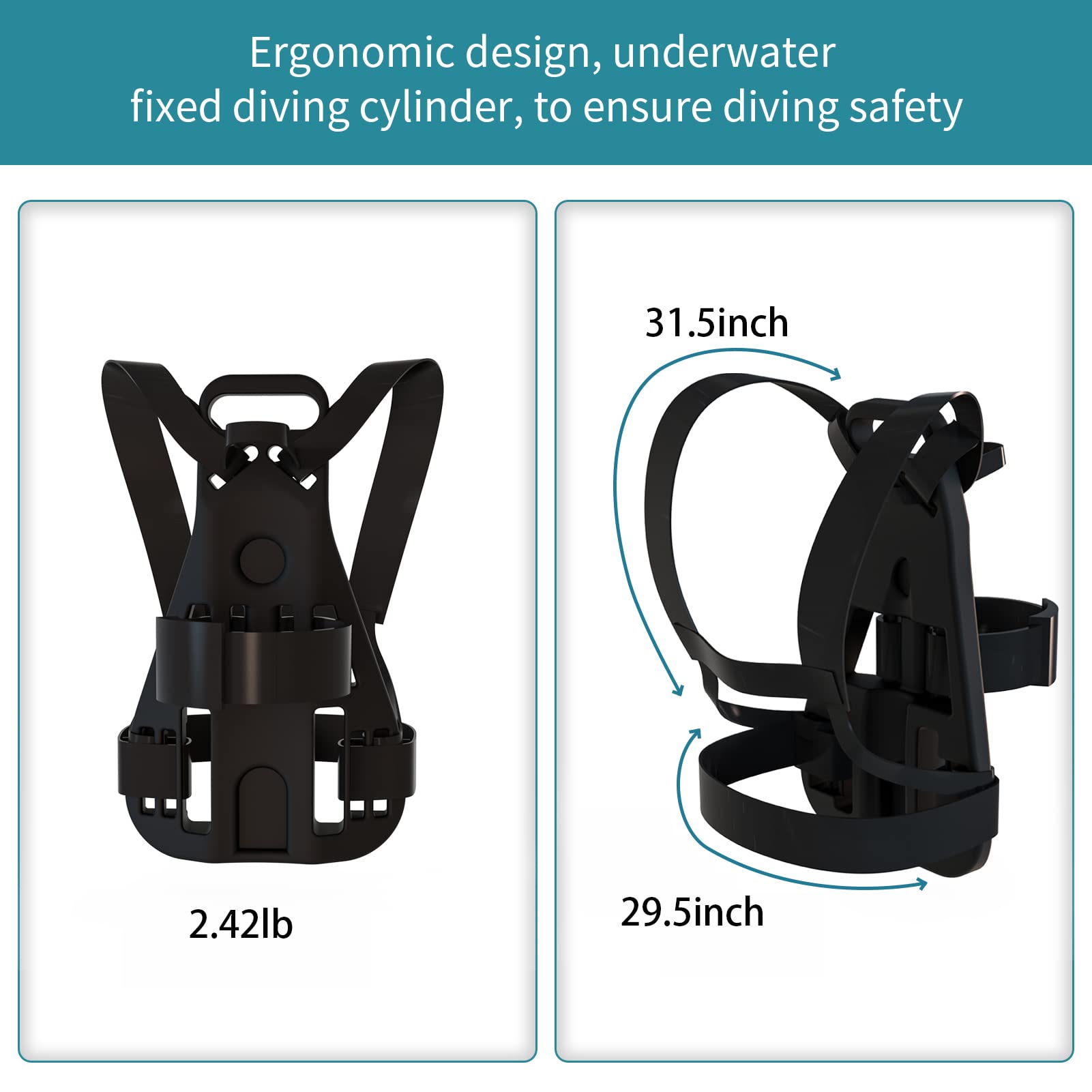 2.3L Portable Scuba Tank