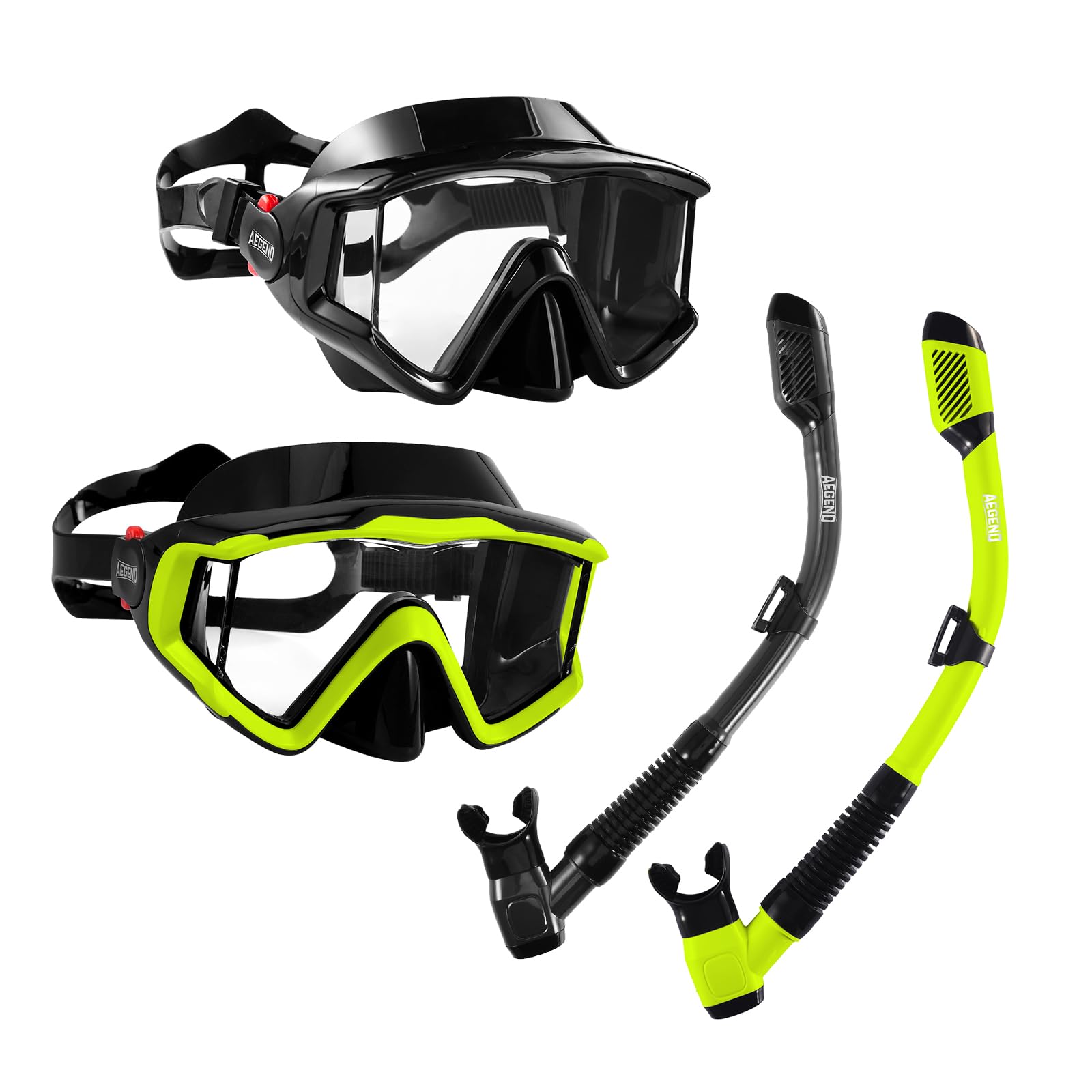 Dry Top Snorkel Mask Set