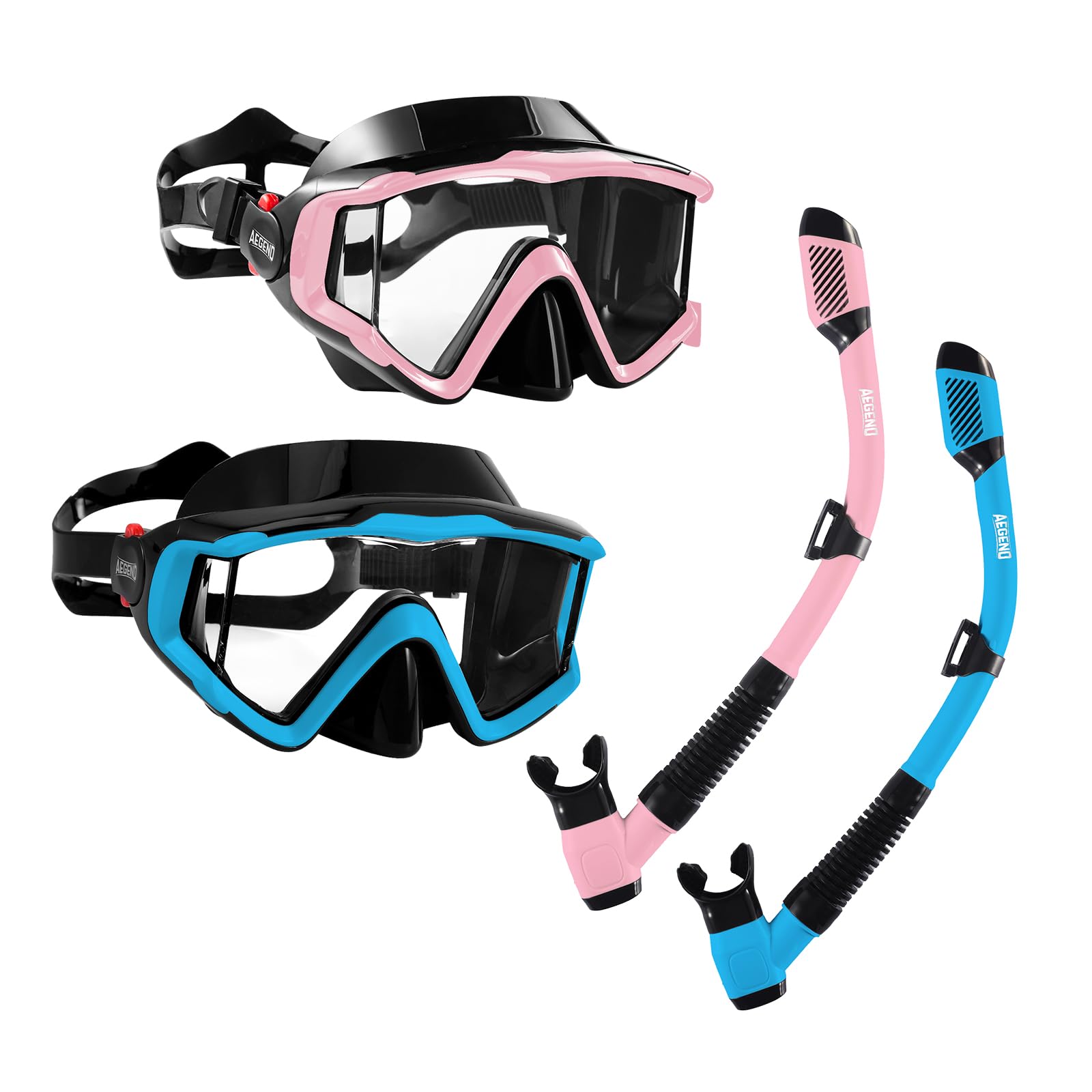 Dry Top Snorkel Mask Set