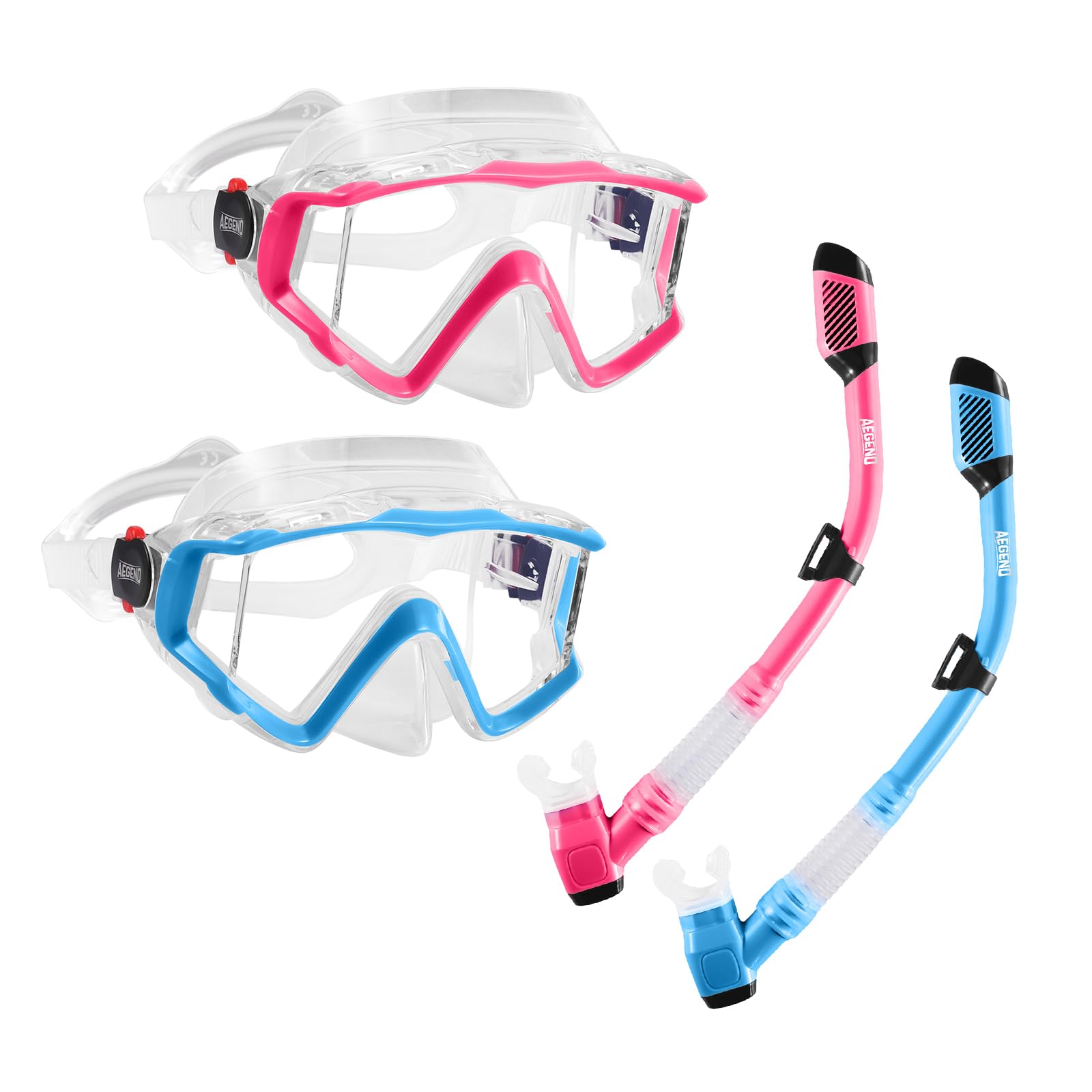 Dry Top Snorkel Mask Set