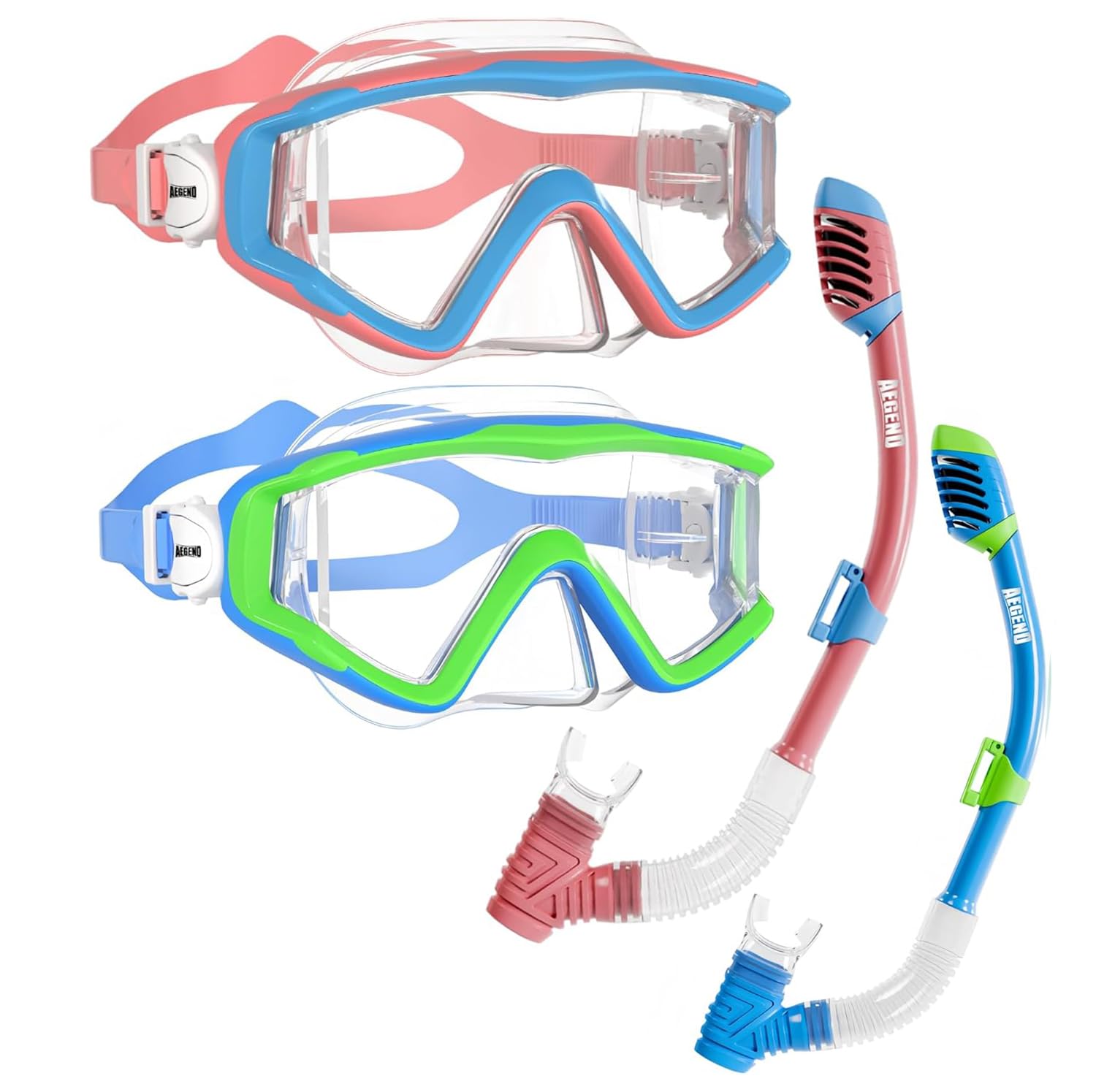 Dry Top Snorkel Mask Set
