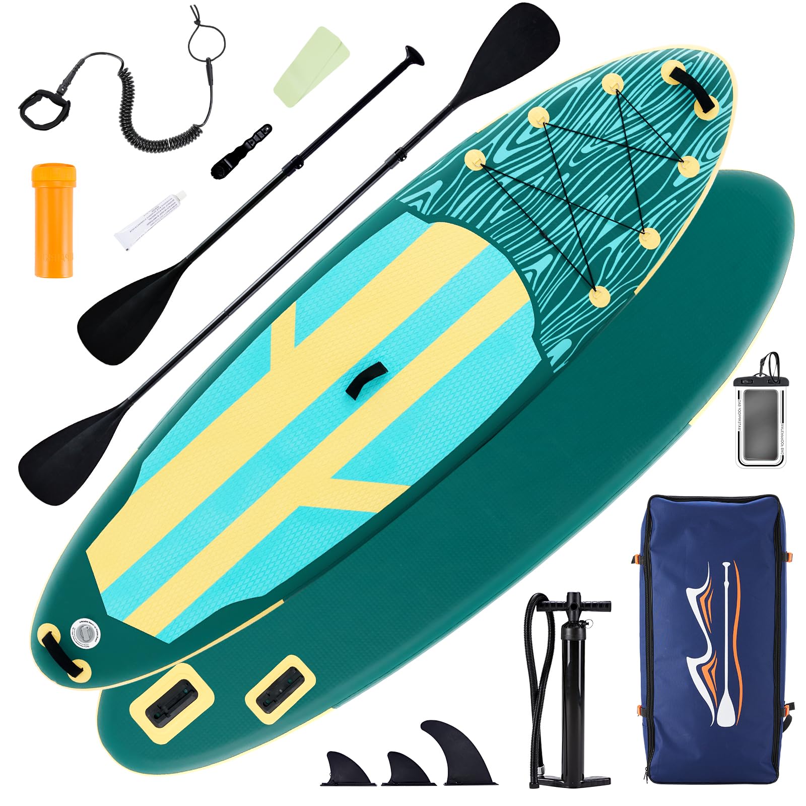 10.5' Inflatable Stand Up Paddle Board Set