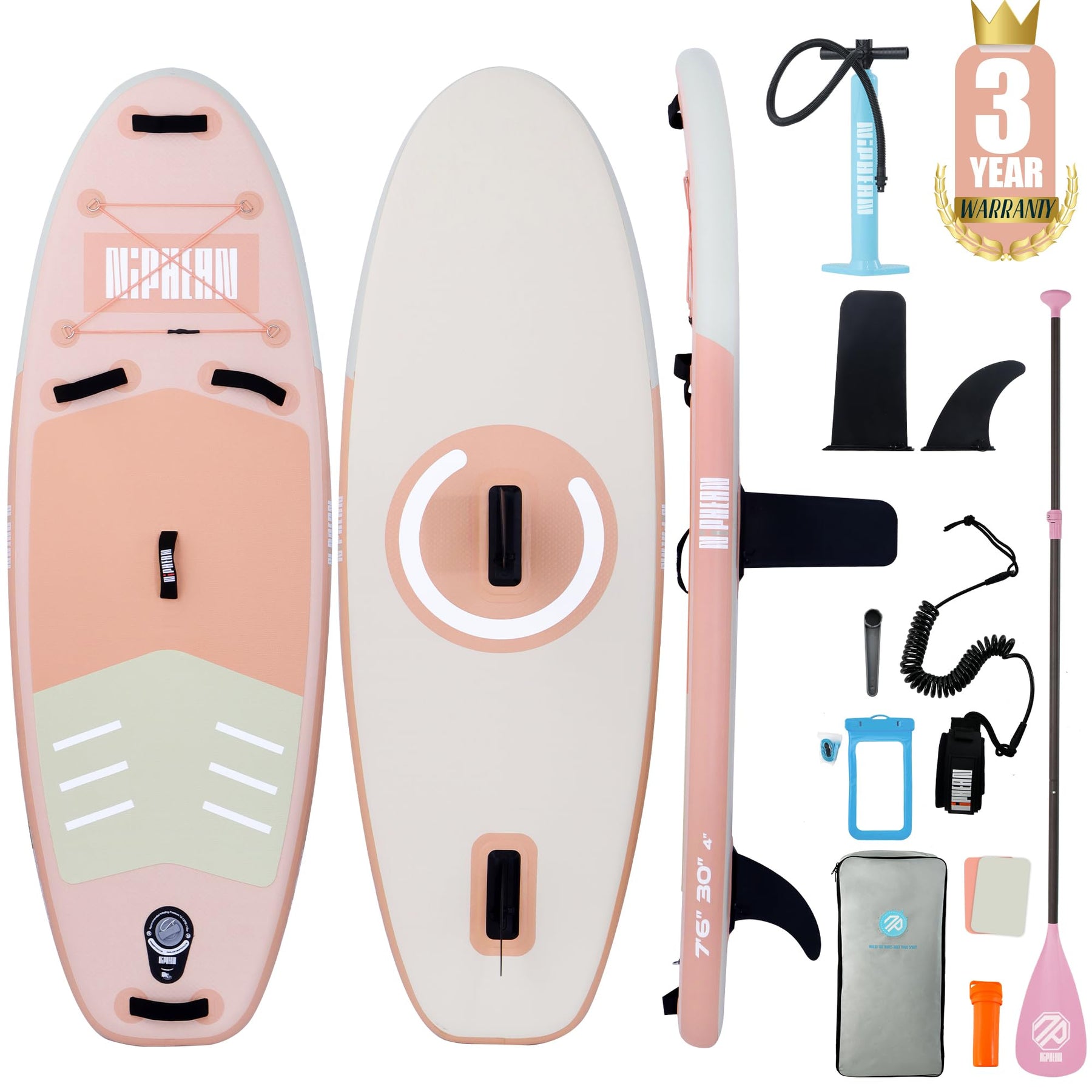 10'6" Inflatable Stand Up Paddle Board Set