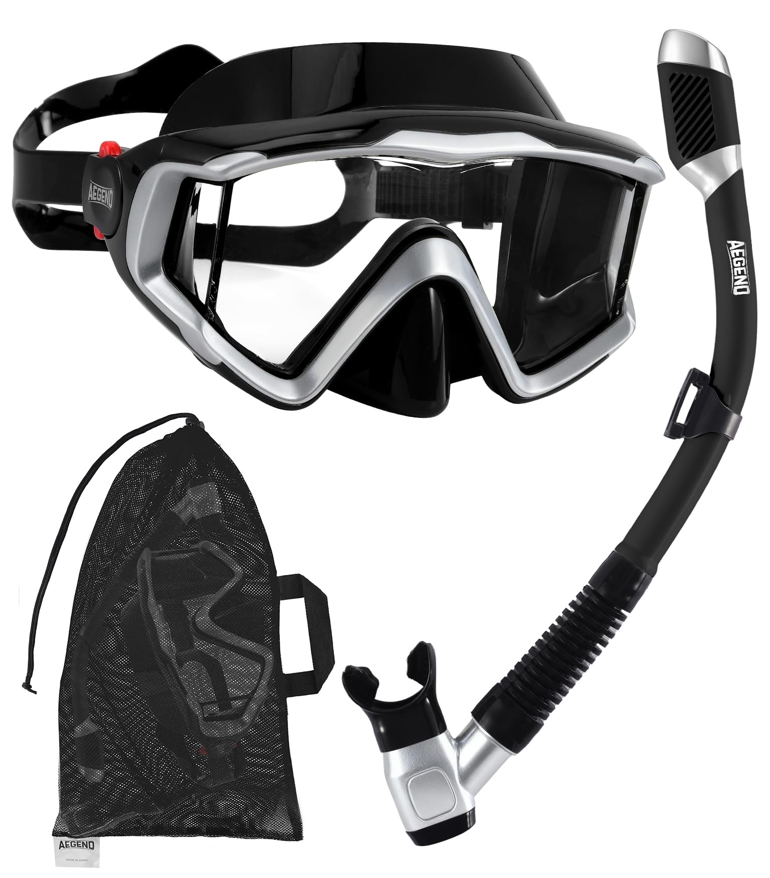 Dry Top Snorkel Mask Set