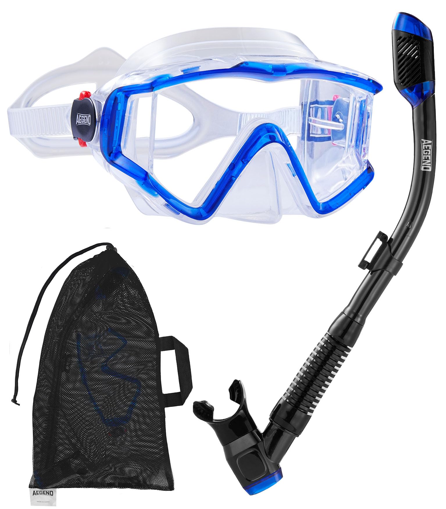Dry Top Snorkel Mask Set