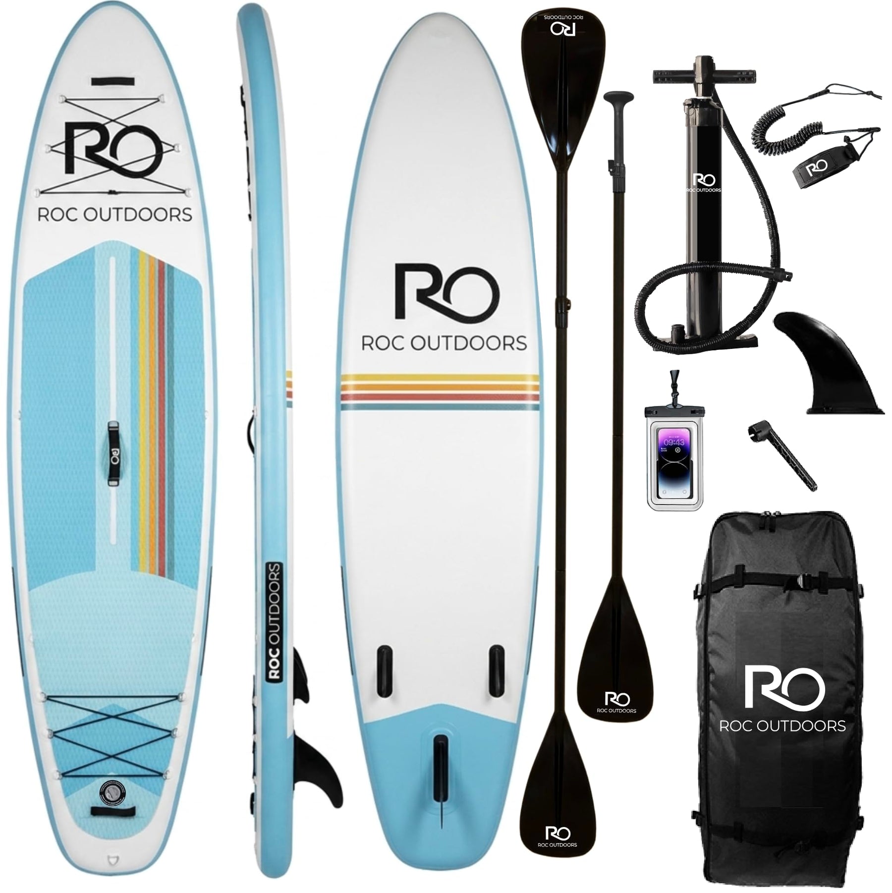 10'6" Inflatable Stand Up Paddle Board Set