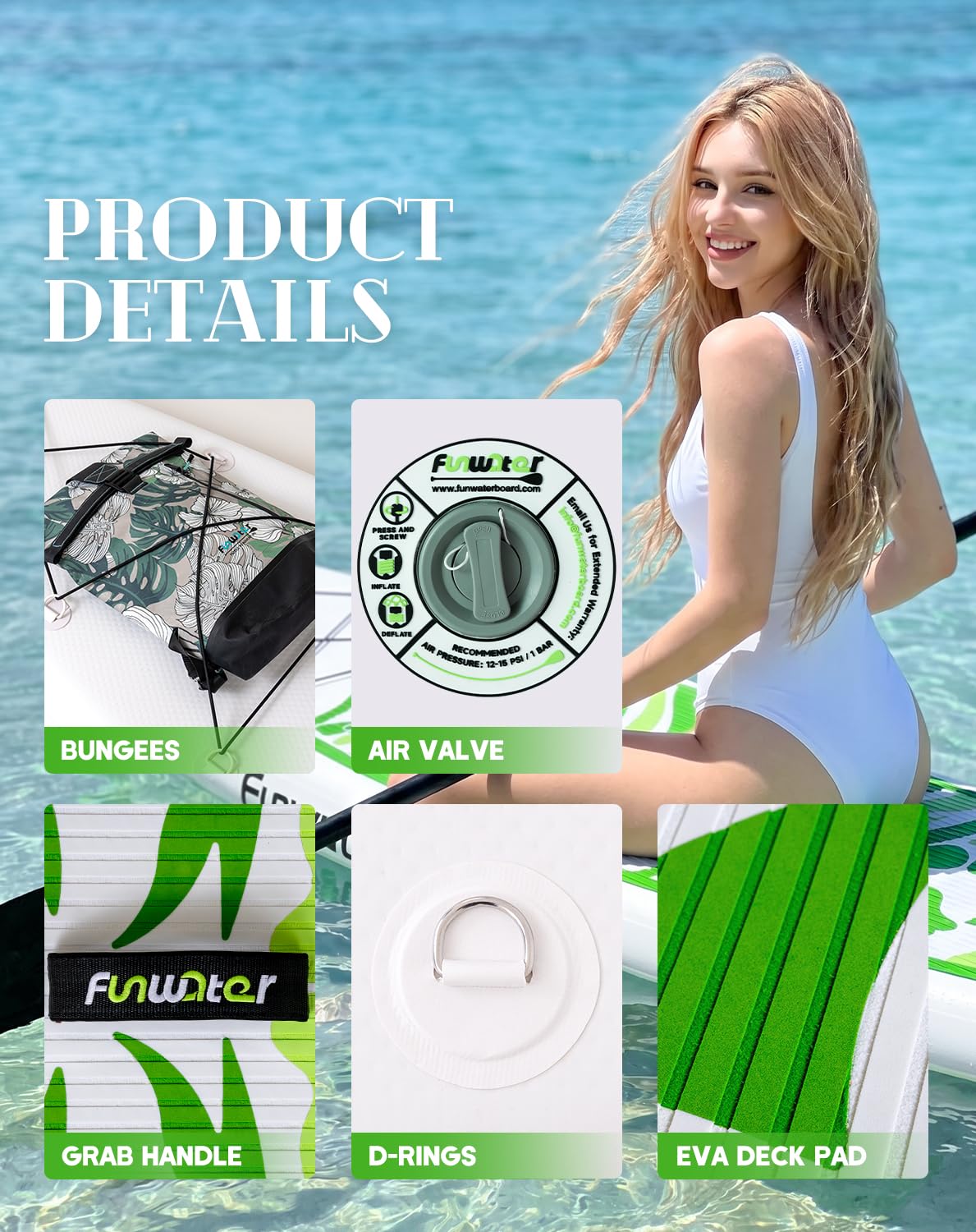 Ultra-Light Inflatable Stand Up Paddle Board Set