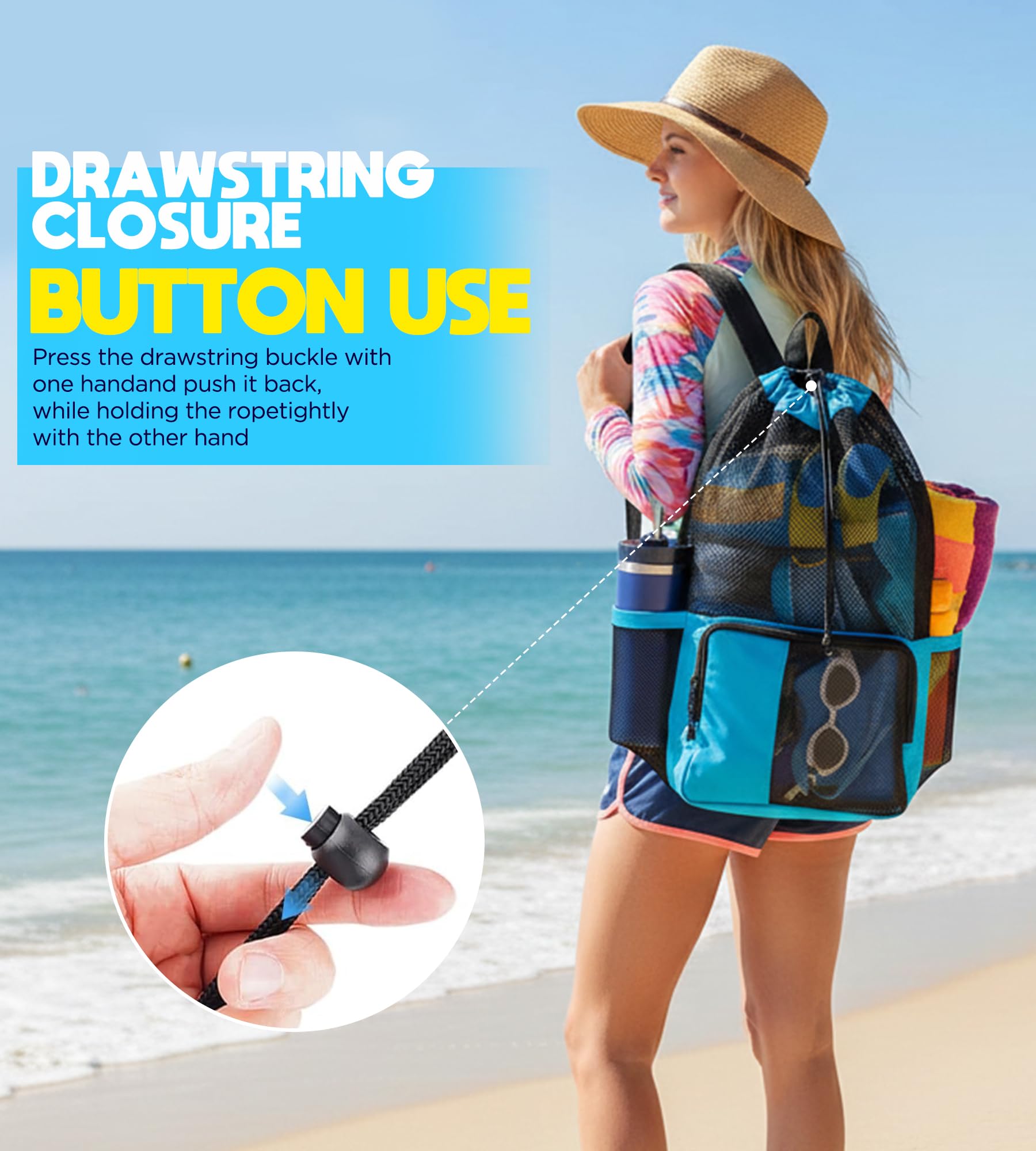 Mesh Swim Gear Backpack