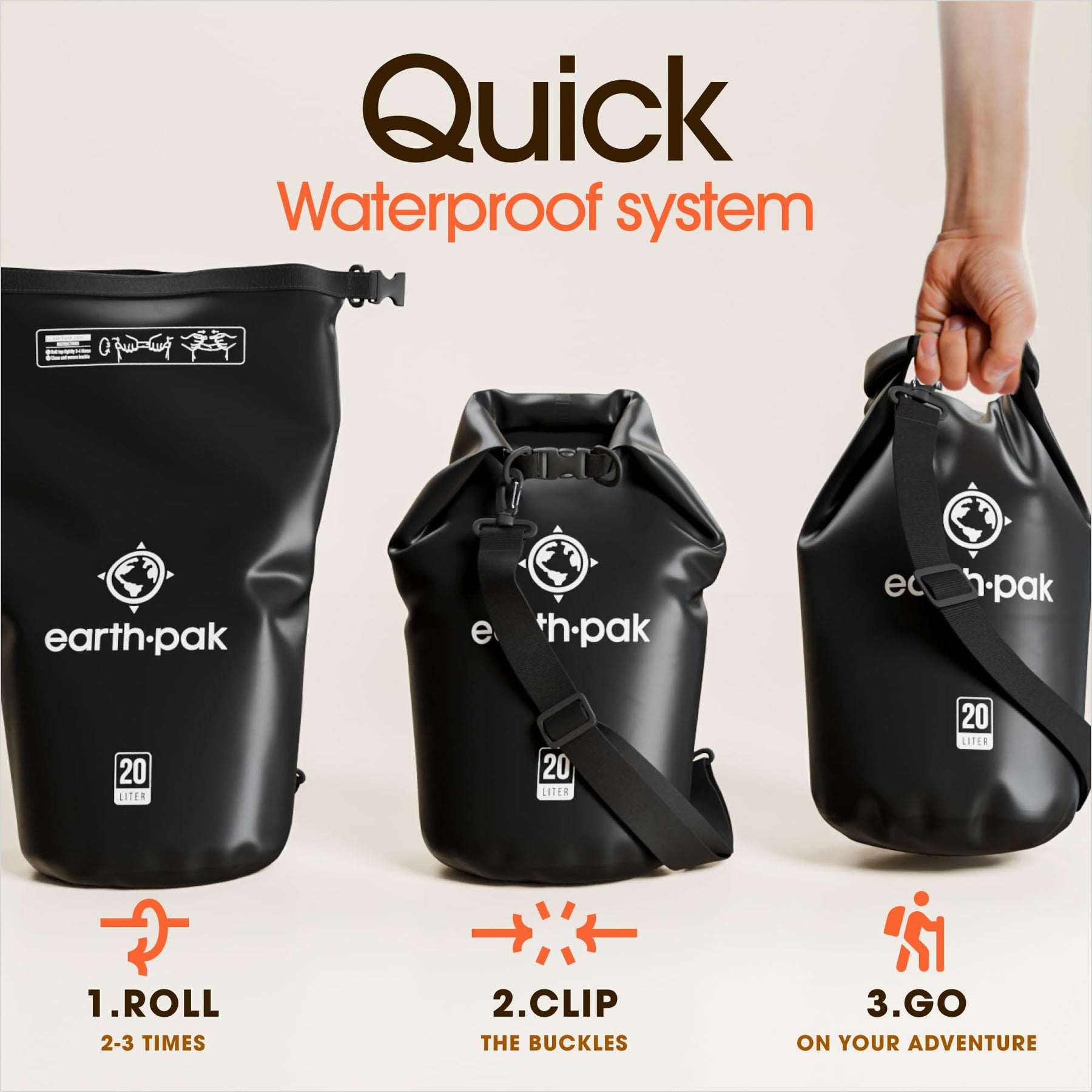 Waterproof Roll Top Dry Bag