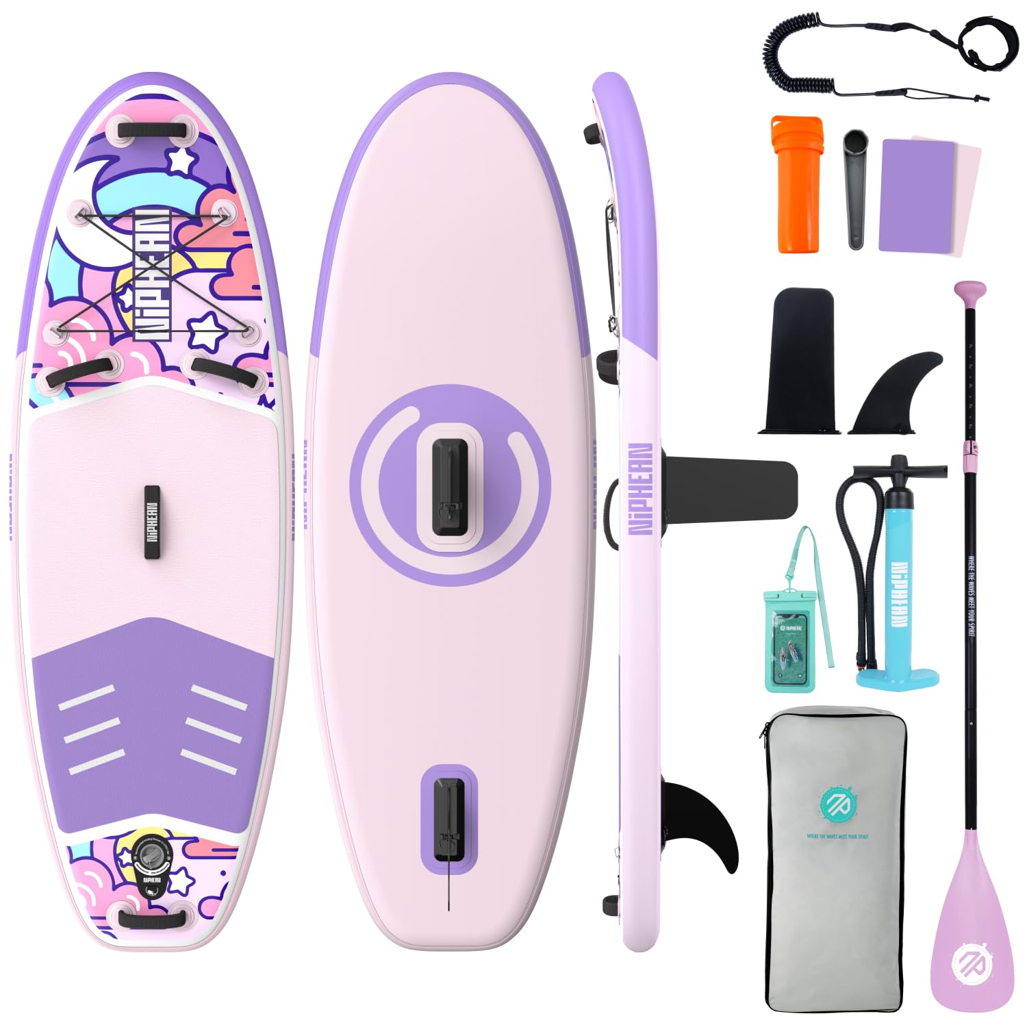 10'6" Inflatable Stand Up Paddle Board Set