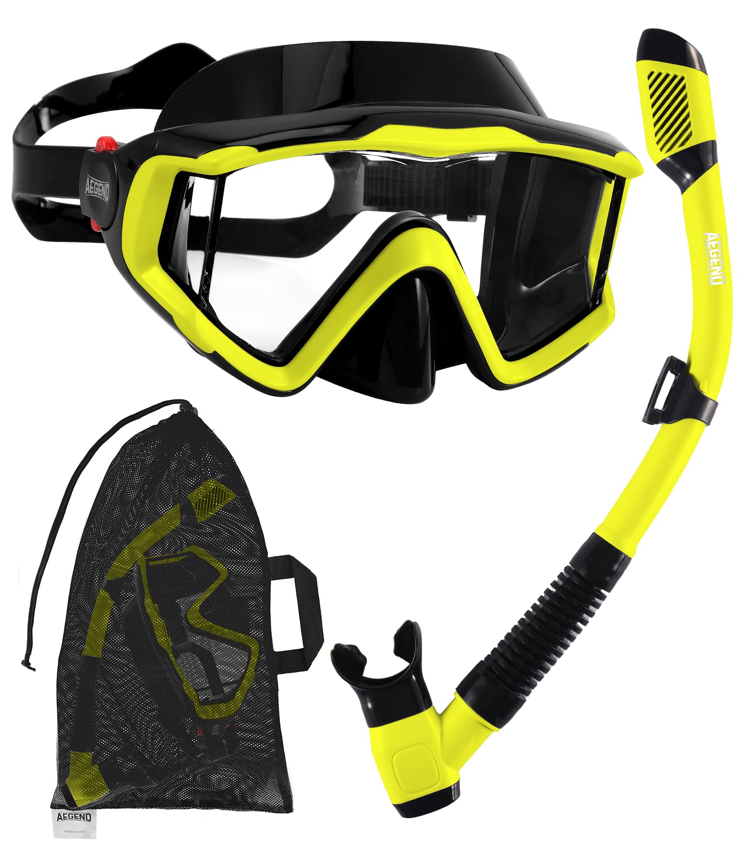 Dry Top Snorkel Mask Set