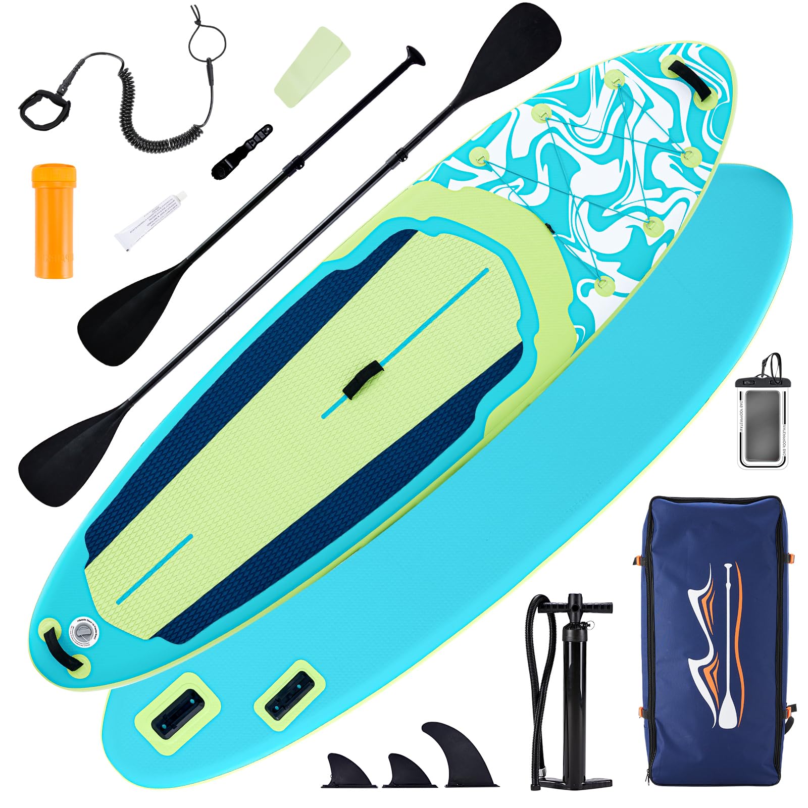 10.5' Inflatable Stand Up Paddle Board Set