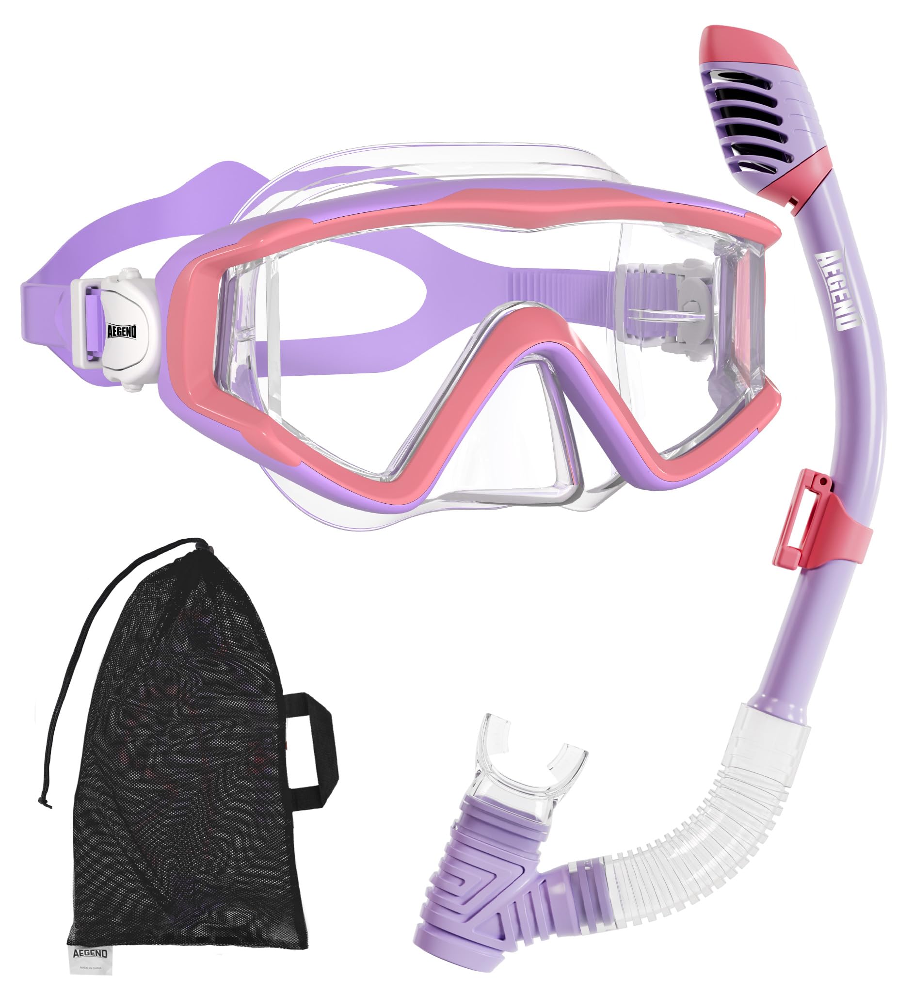 Dry Top Snorkel Mask Set