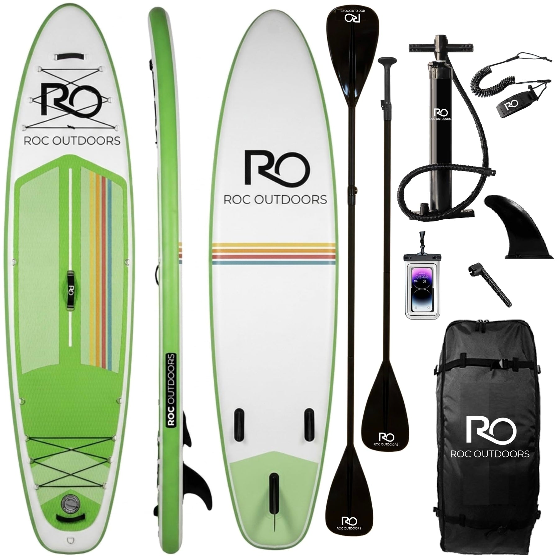 10'6" Inflatable Stand Up Paddle Board Set