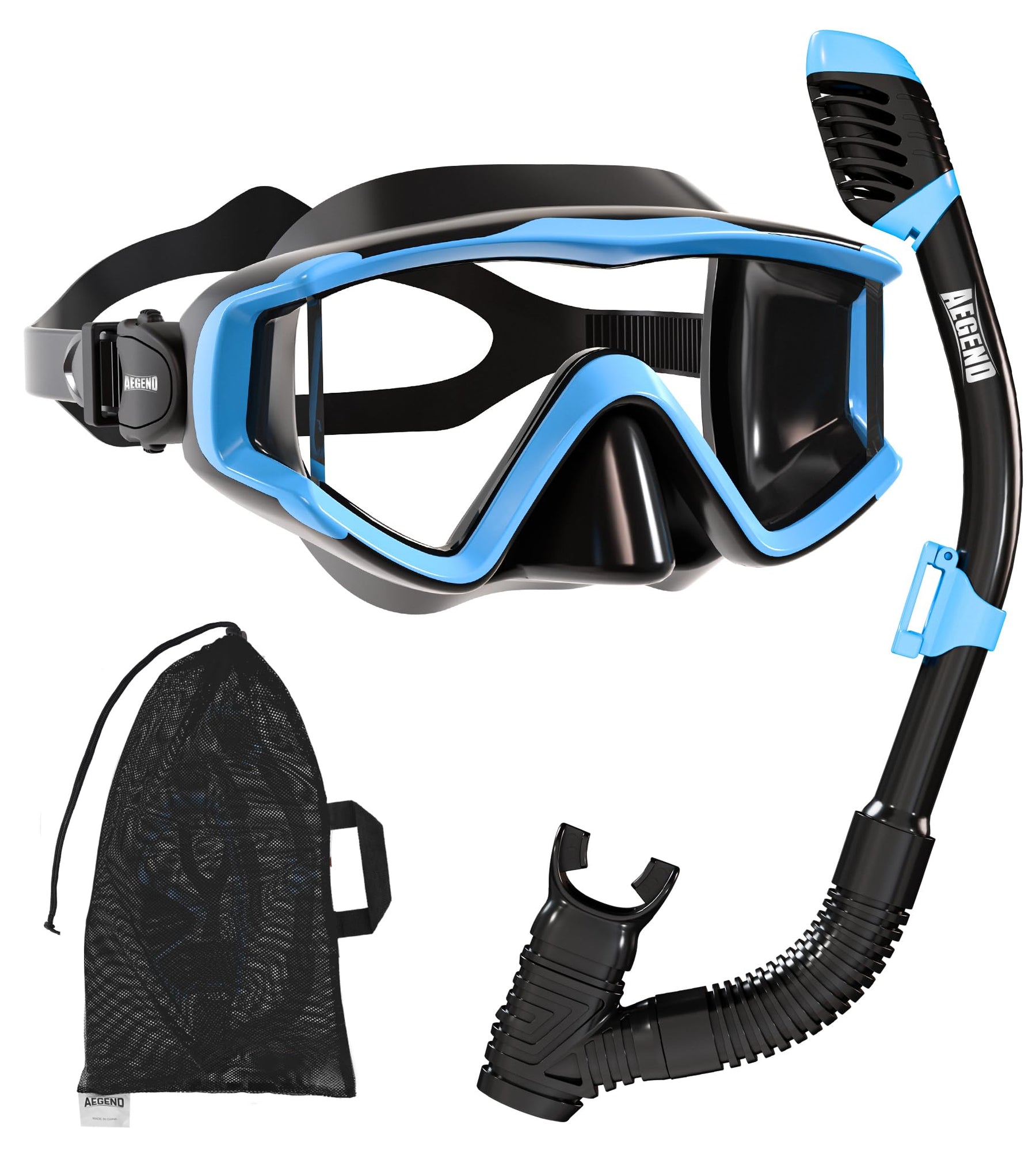 Dry Top Snorkel Mask Set