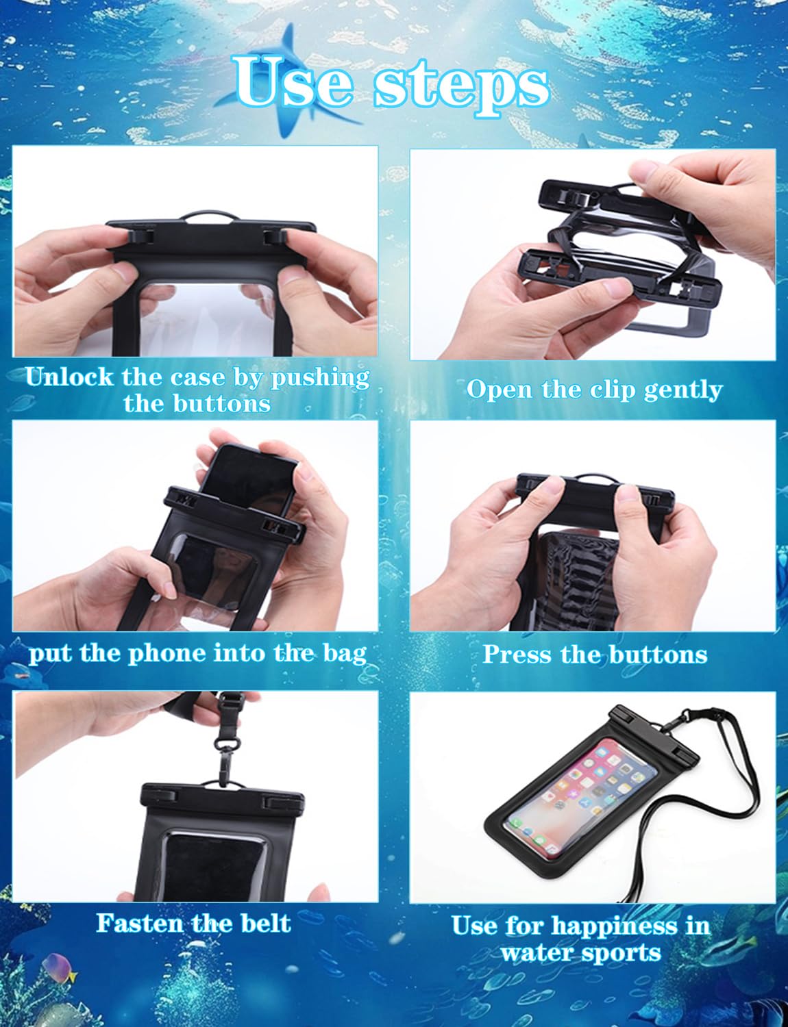 IP68 Waterproof Phone Pouch