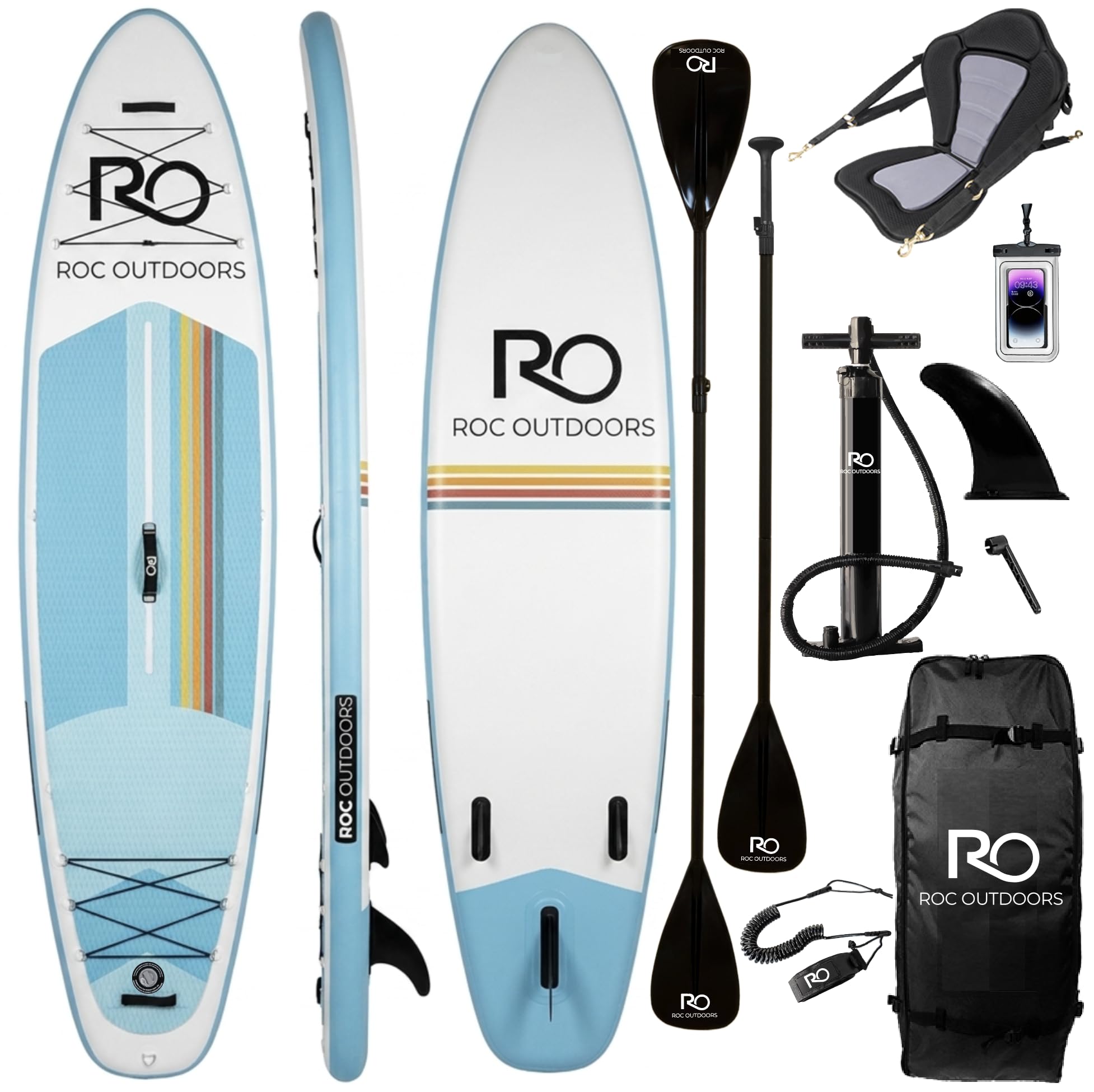 10'6" Inflatable Stand Up Paddle Board Set