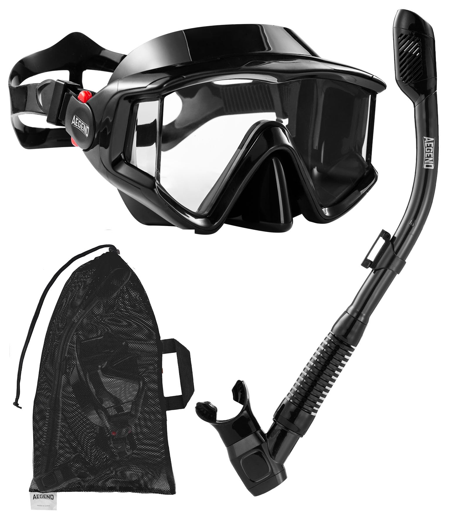 Dry Top Snorkel Mask Set
