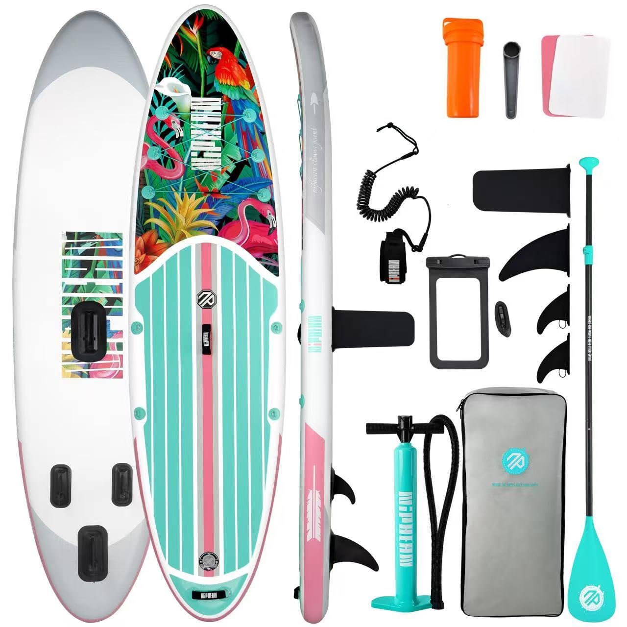 10'6" Inflatable Stand Up Paddle Board Set
