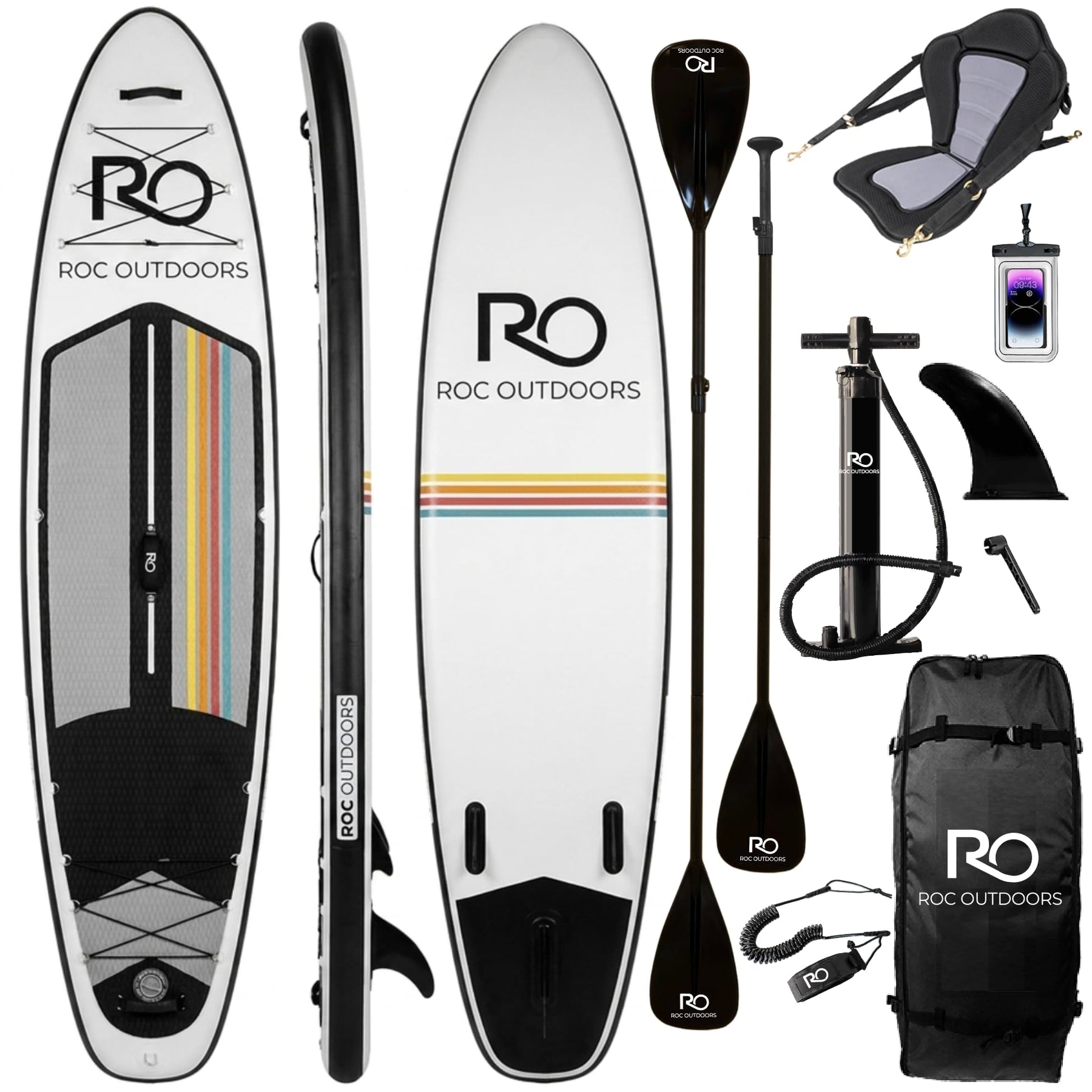 10'6" Inflatable Stand Up Paddle Board Set
