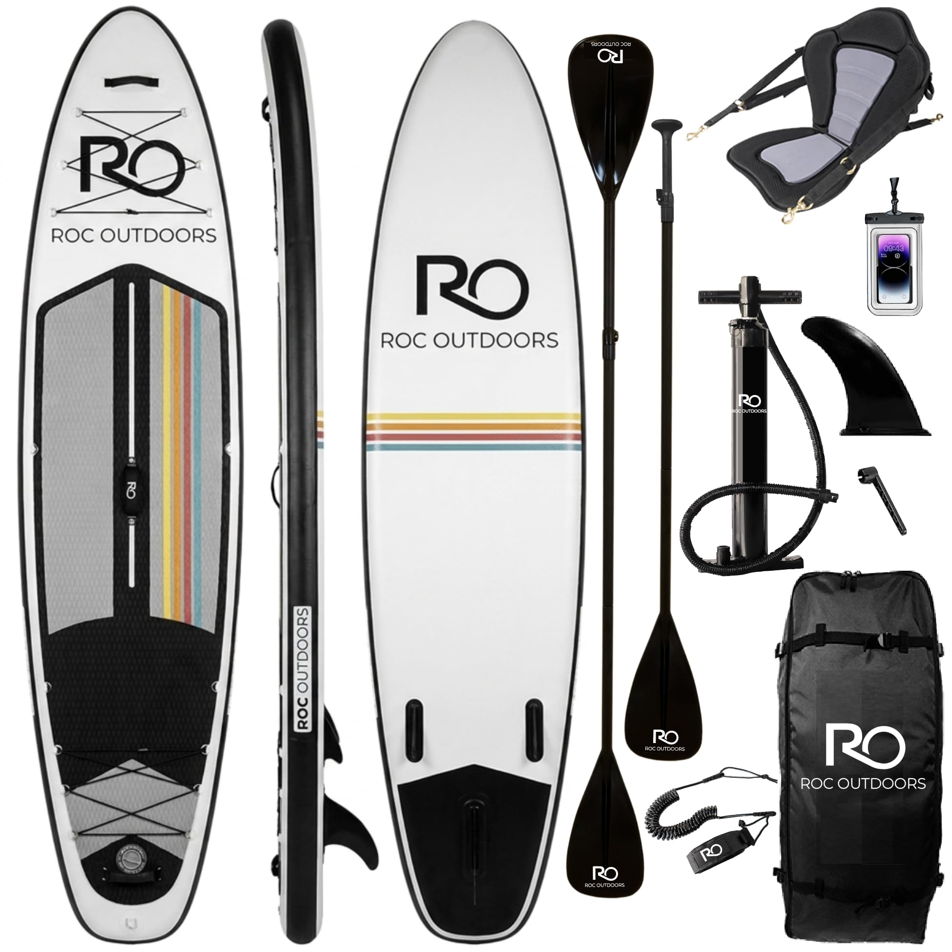 10'6" Inflatable Stand Up Paddle Board Set