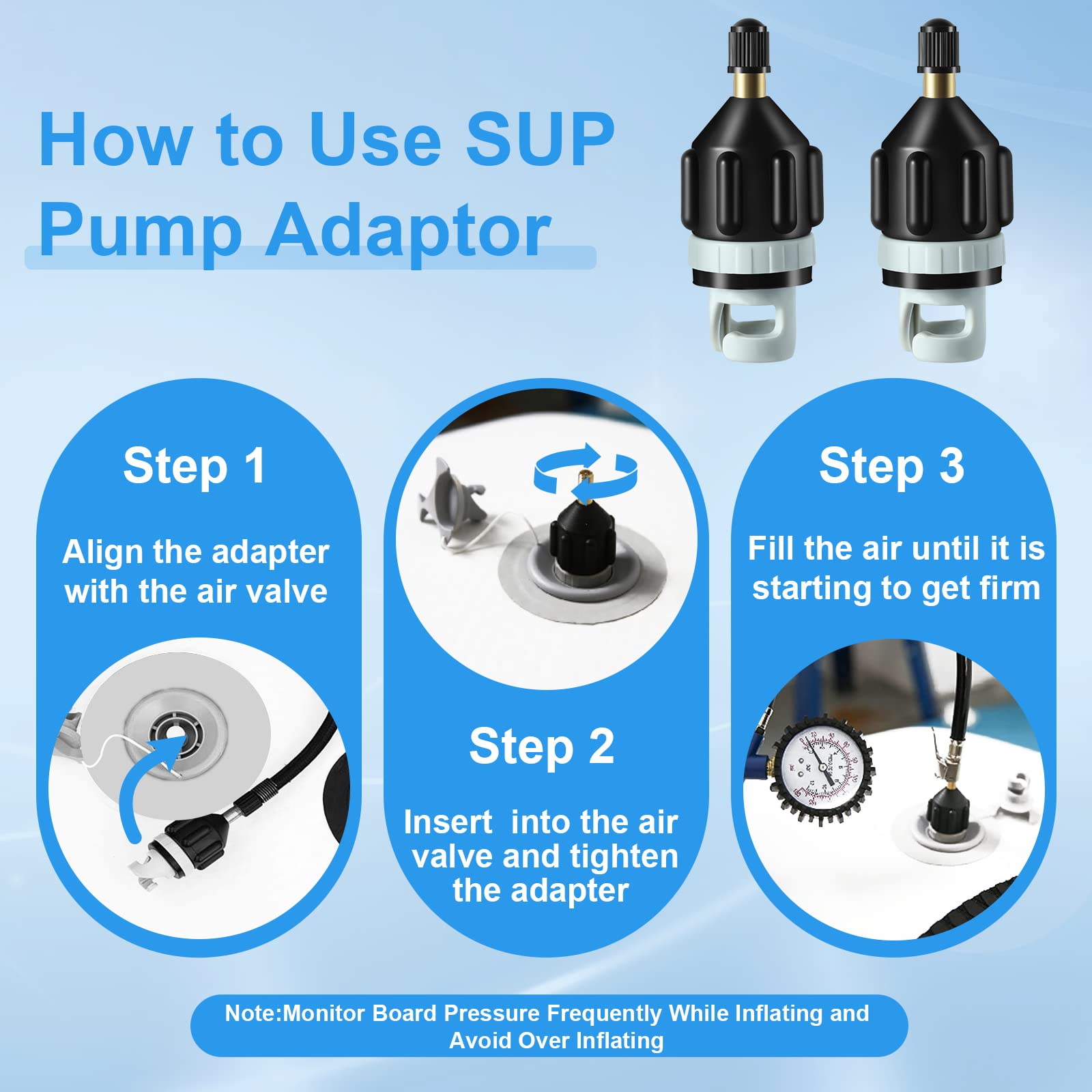 2PCS SUP Pump Adapter Set