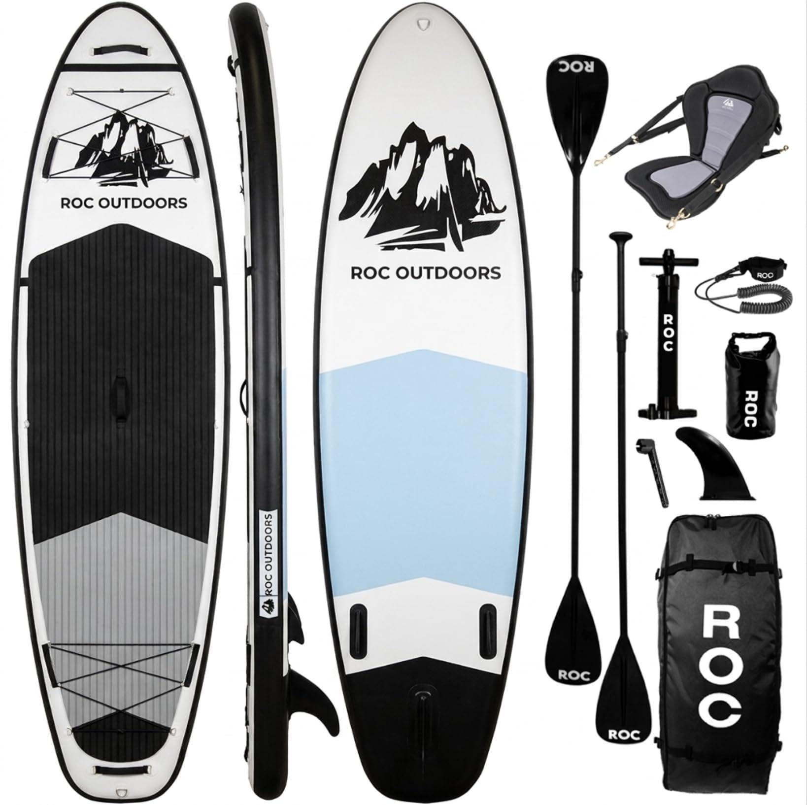 10'6" Inflatable Stand Up Paddle Board Set