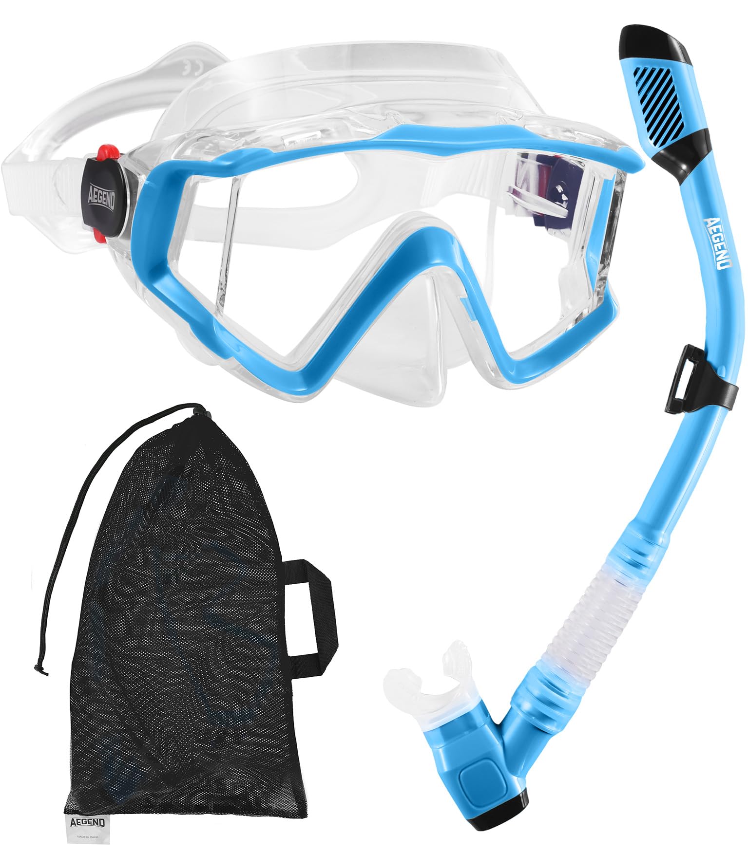 Dry Top Snorkel Mask Set