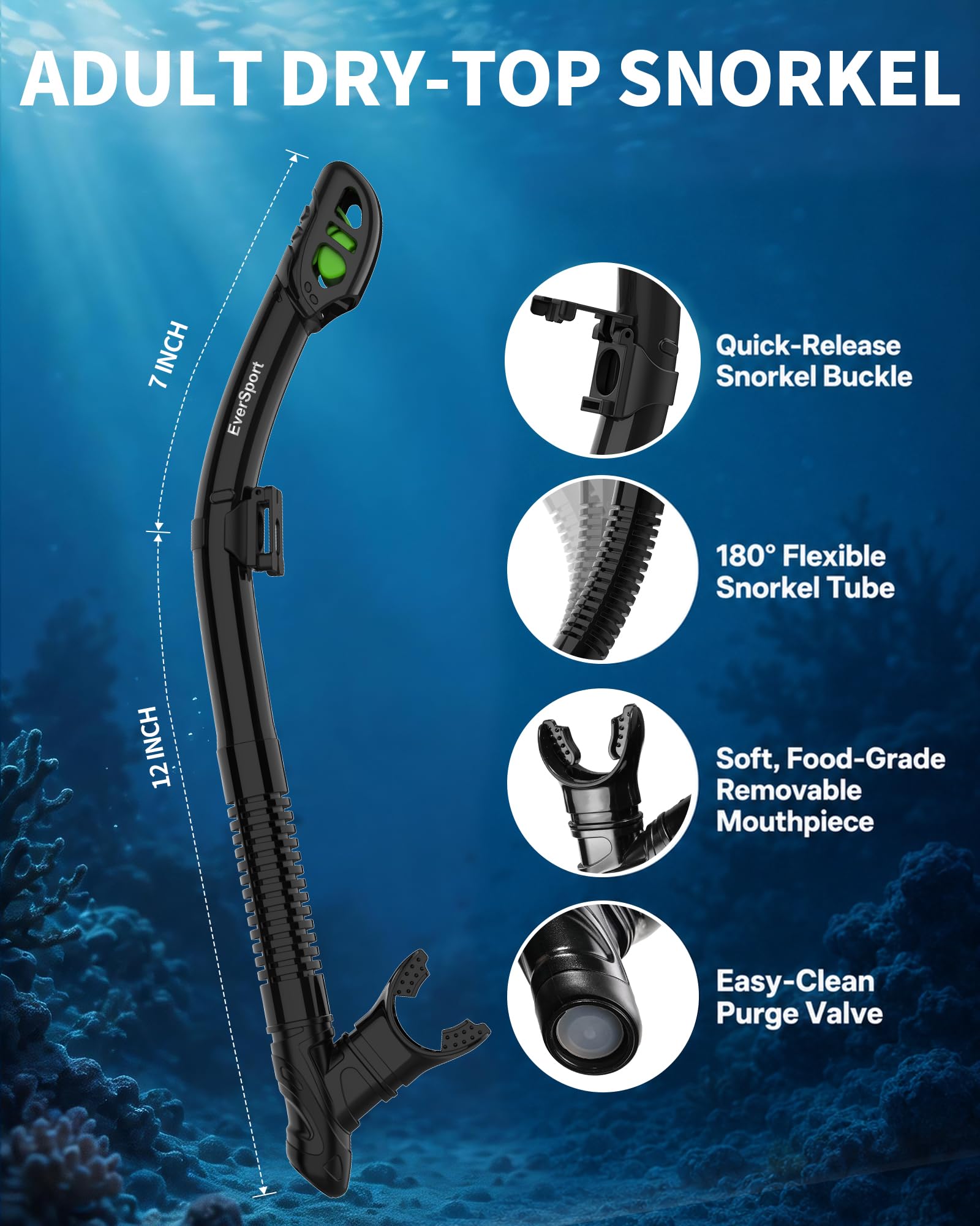 Adult Snorkel Mask Set