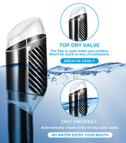 Dry Top Snorkel Mask Set