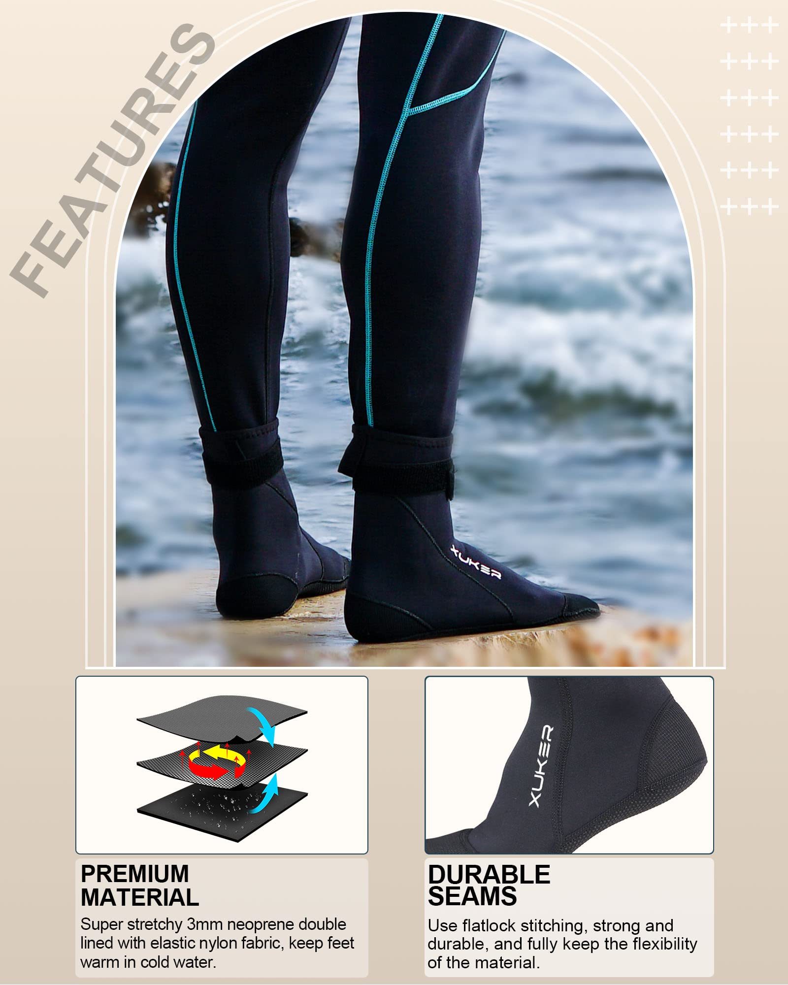 3mm Neoprene Water Socks