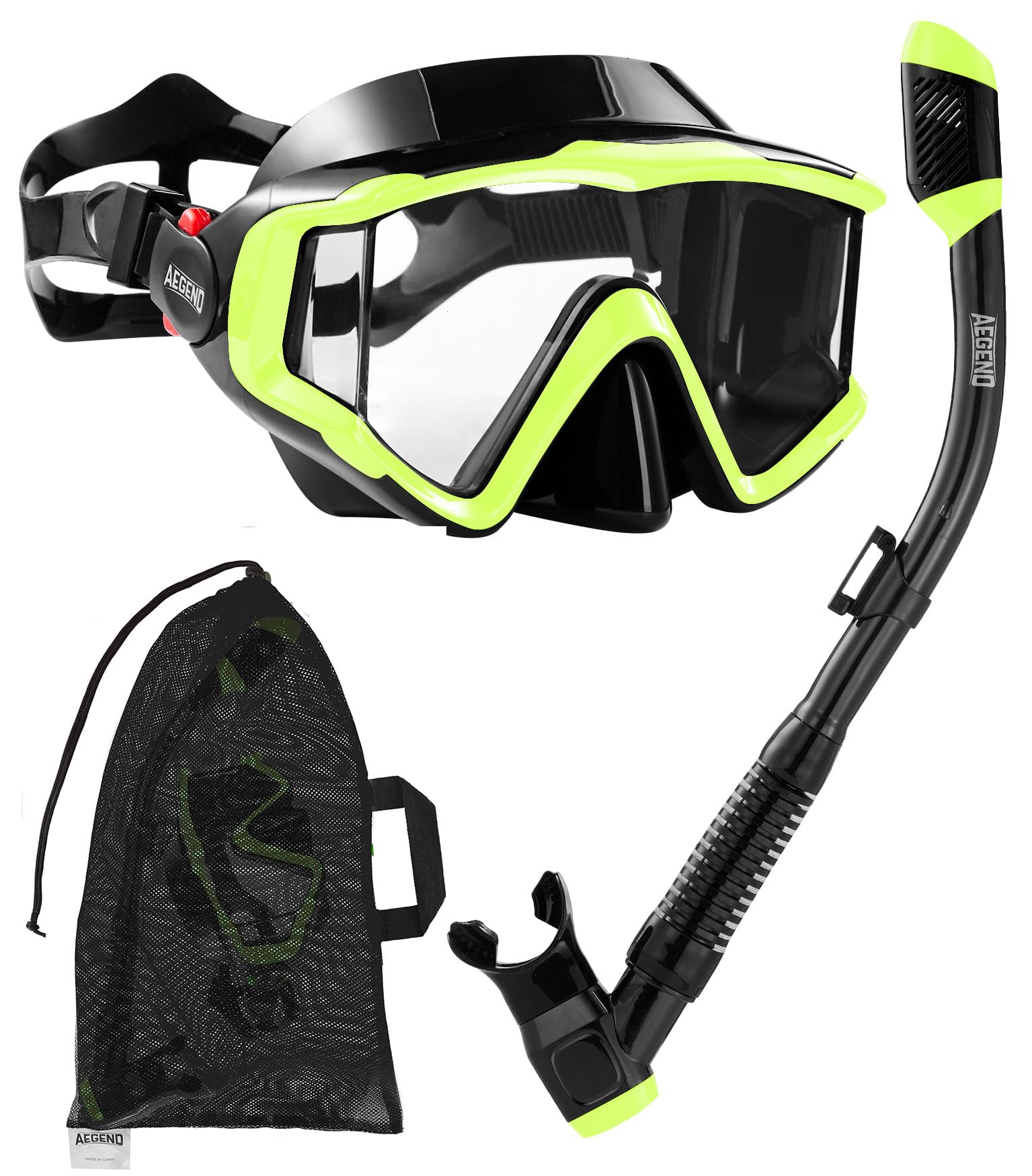Dry Top Snorkel Mask Set