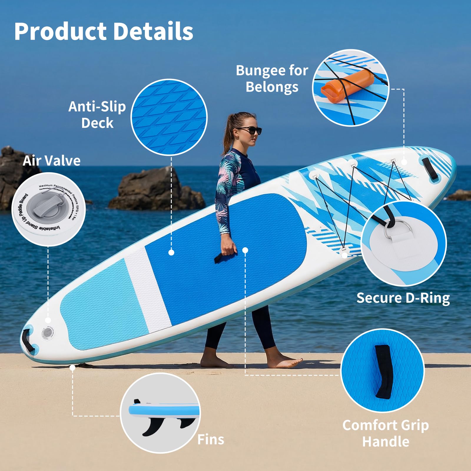 Inflatable Stand Up Paddle Board Set