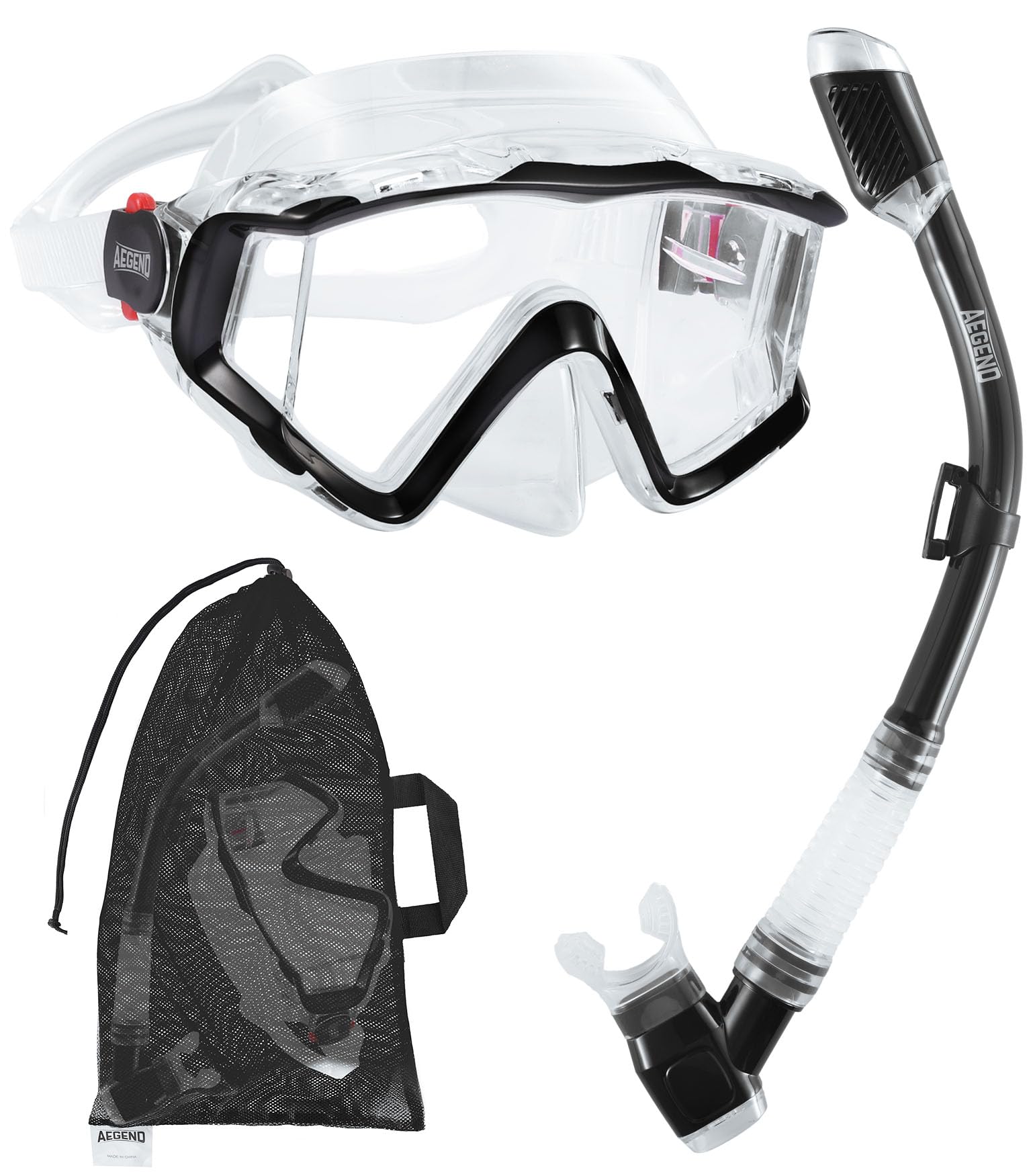 Dry Top Snorkel Mask Set