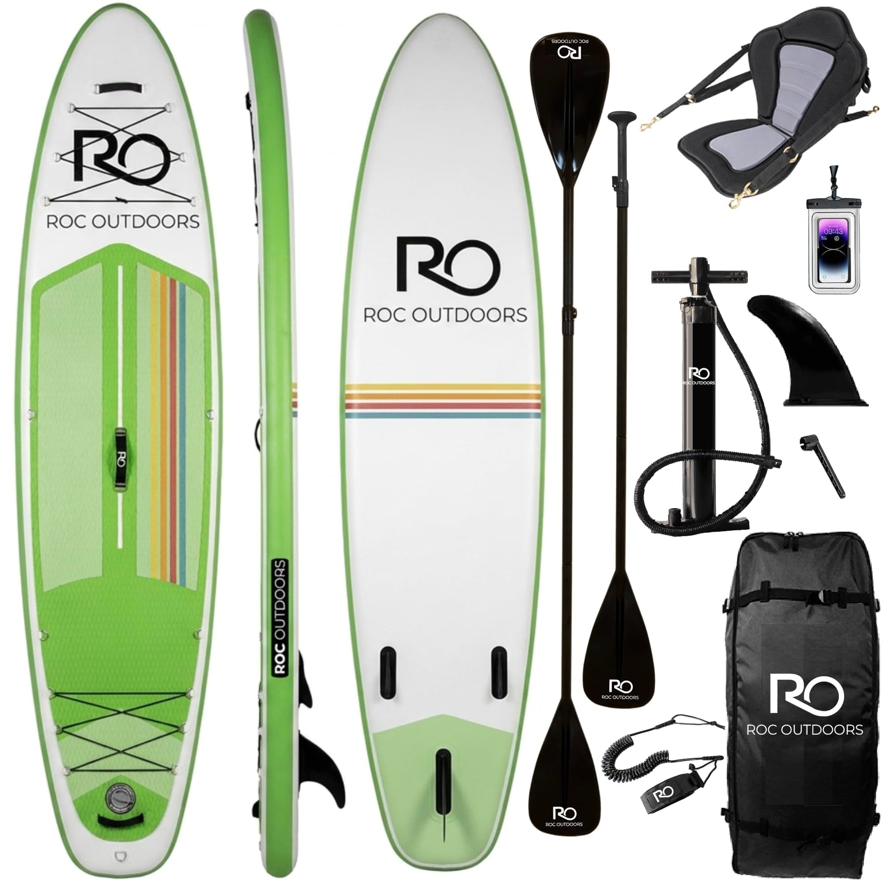 10'6" Inflatable Stand Up Paddle Board Set