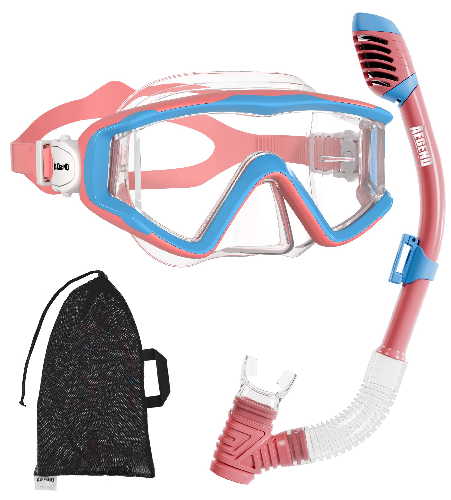 Dry Top Snorkel Mask Set