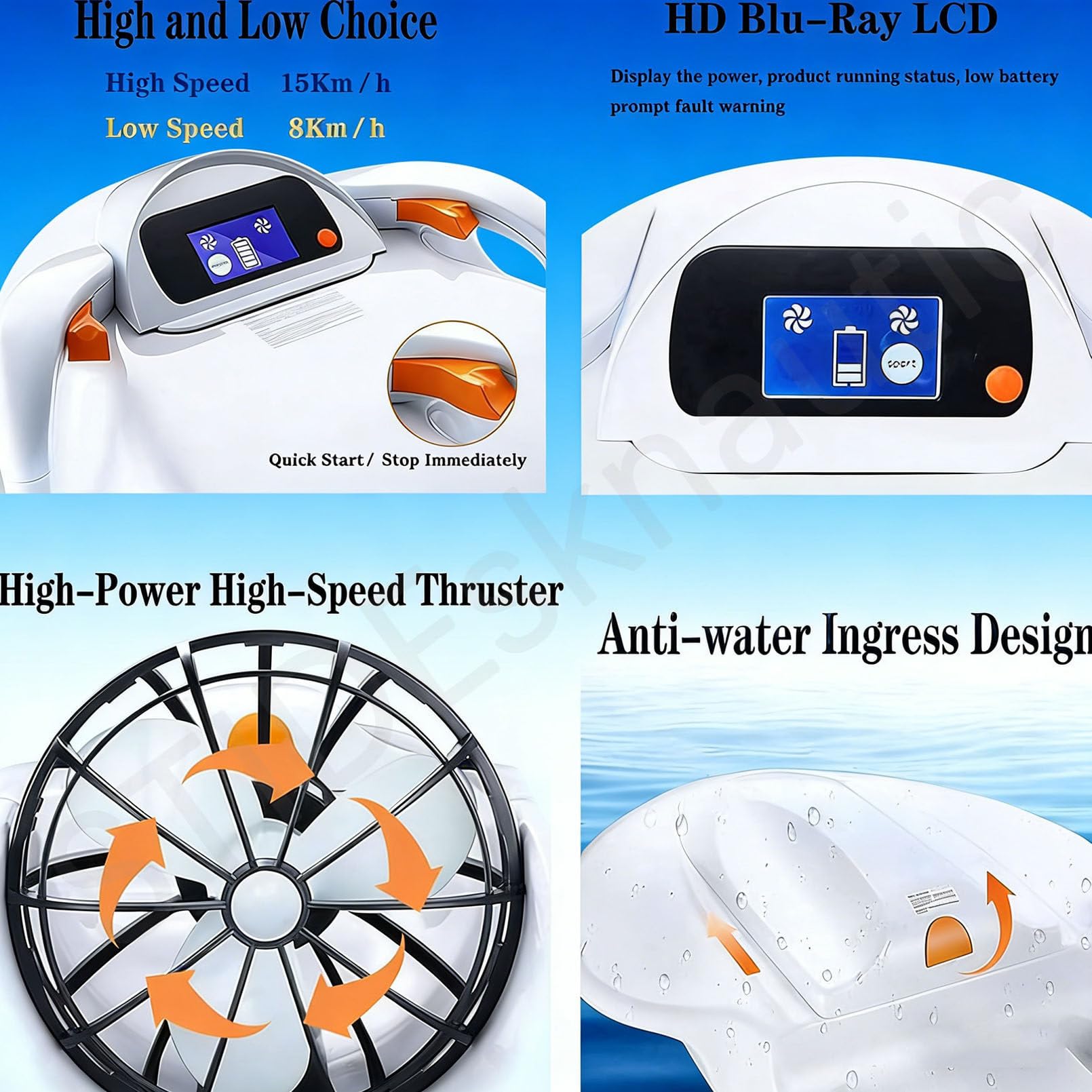 High-Speed Electric Surfboard