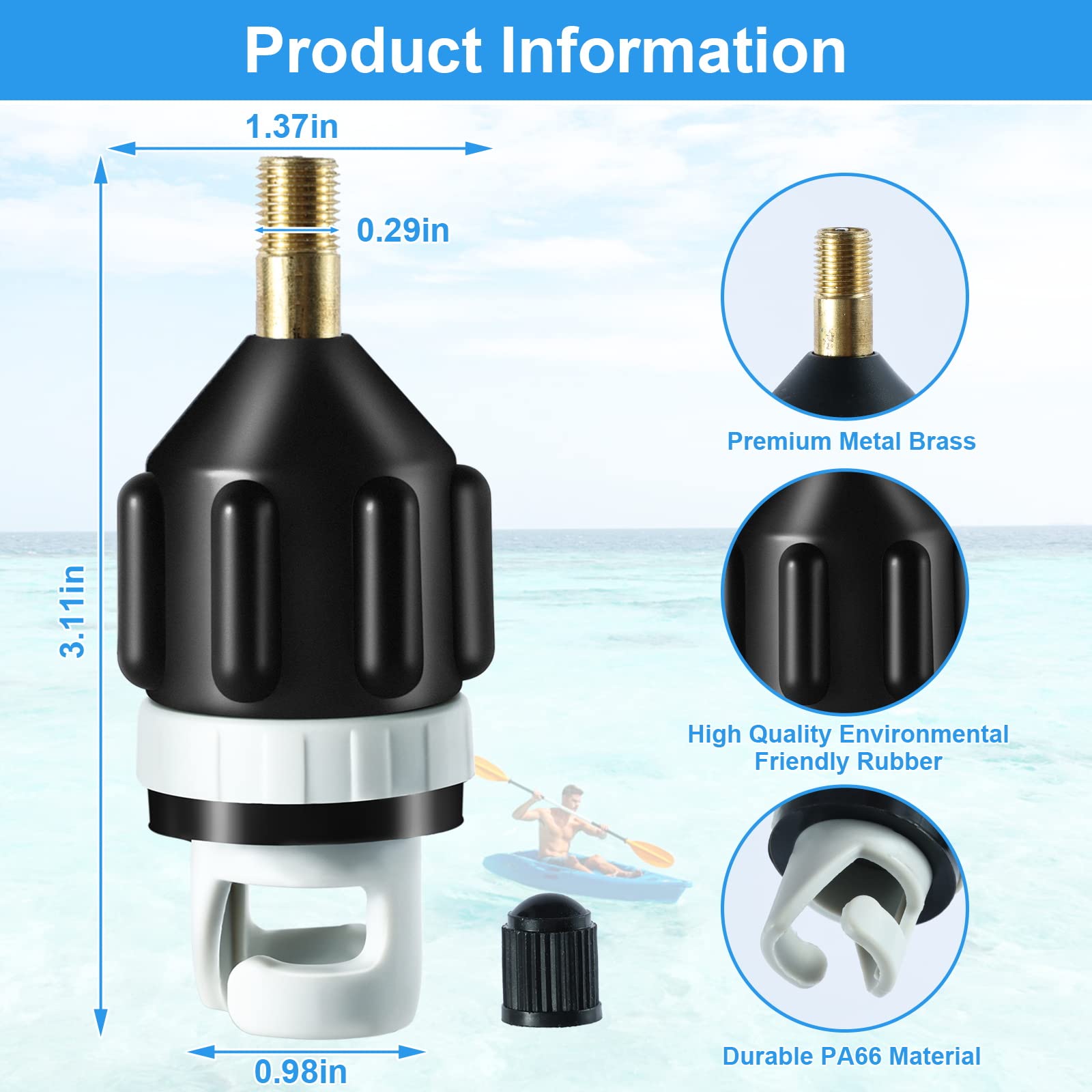 2PCS SUP Pump Adapter Set