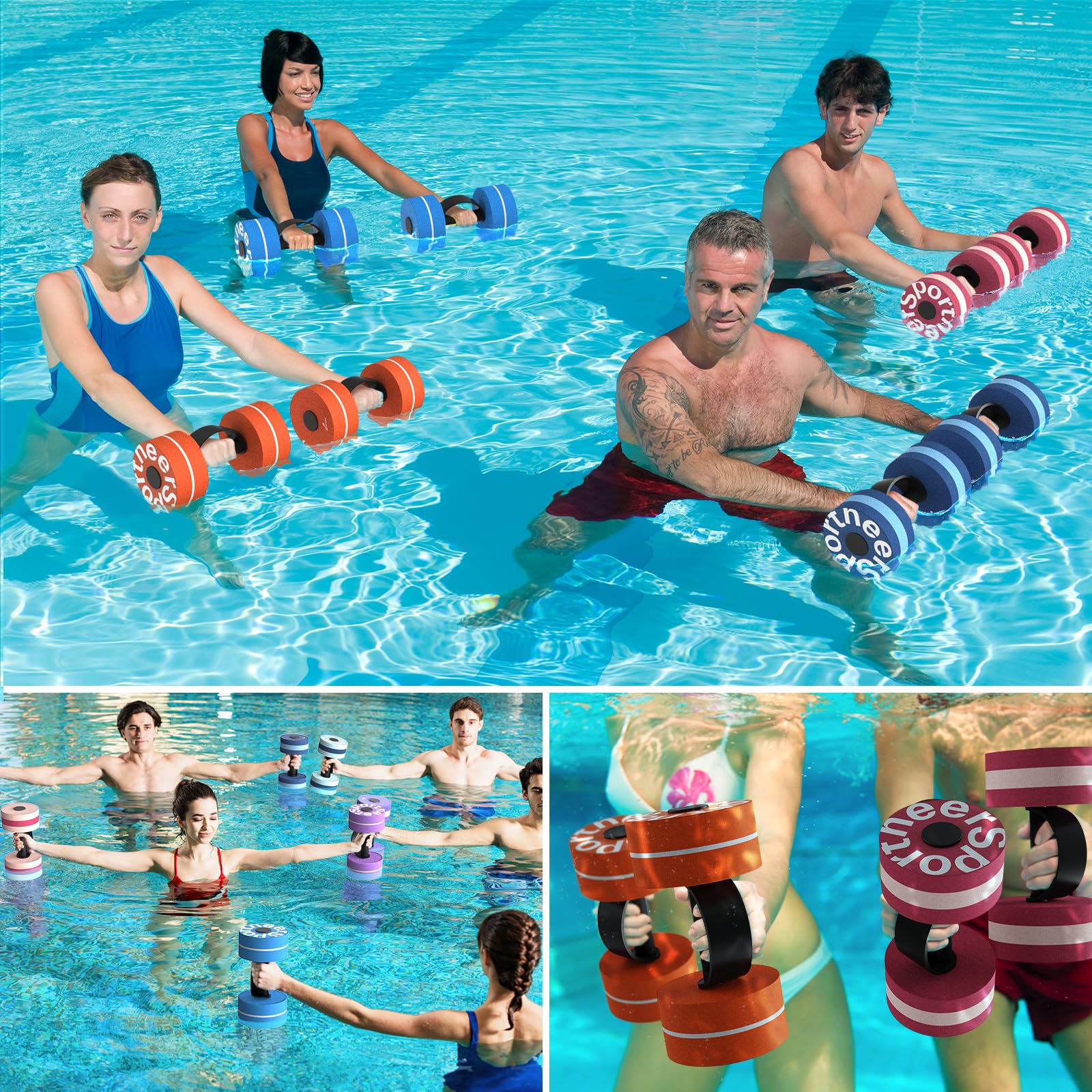 Water Aerobics Dumbbells Set