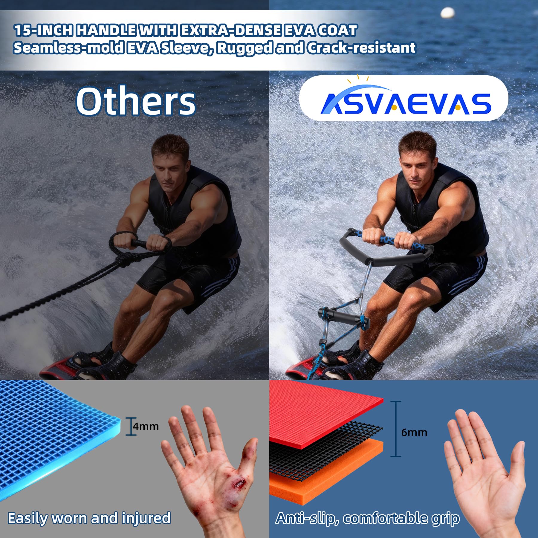 75FT Wakeboard Rope & Handle
