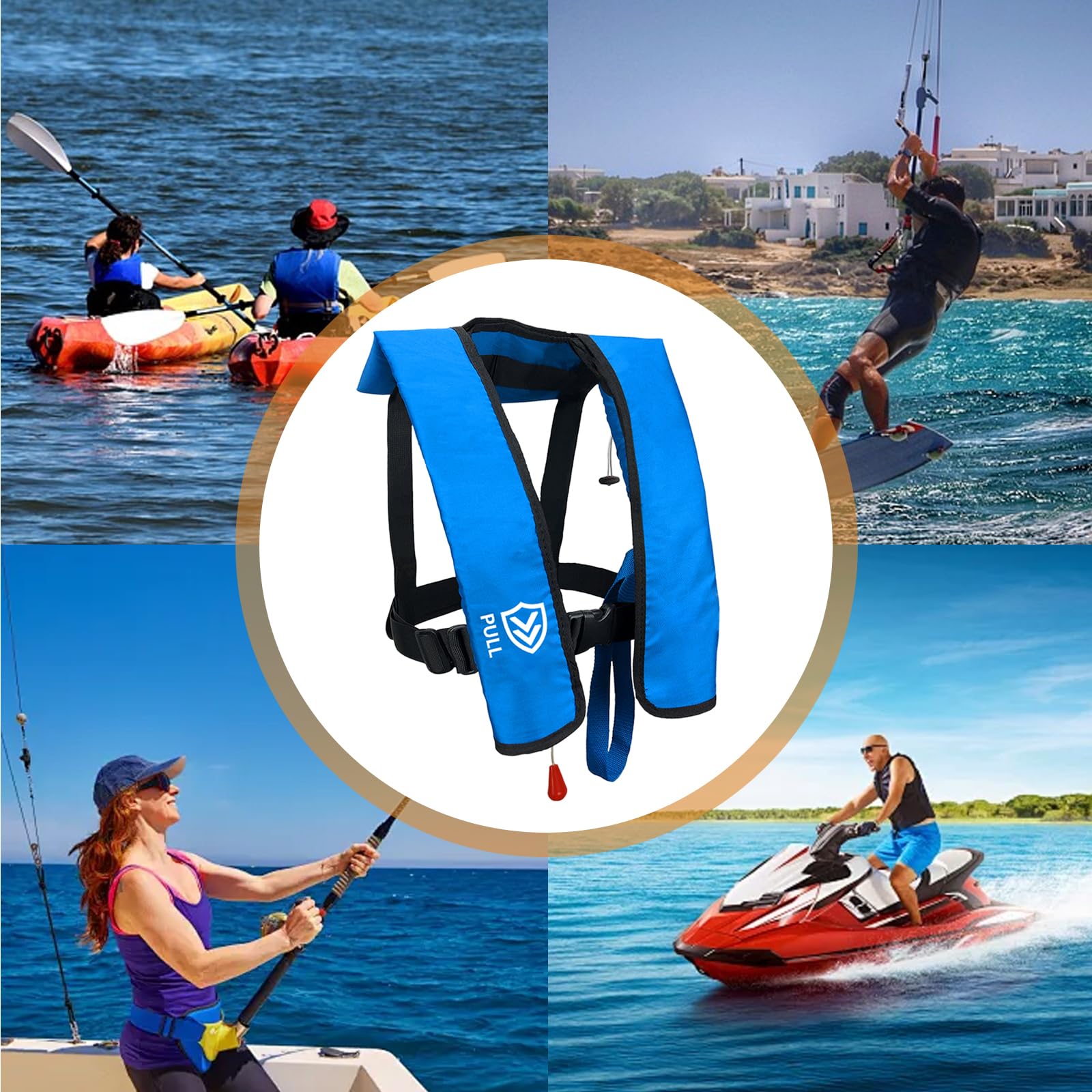 Manual Inflatable Life Jacket