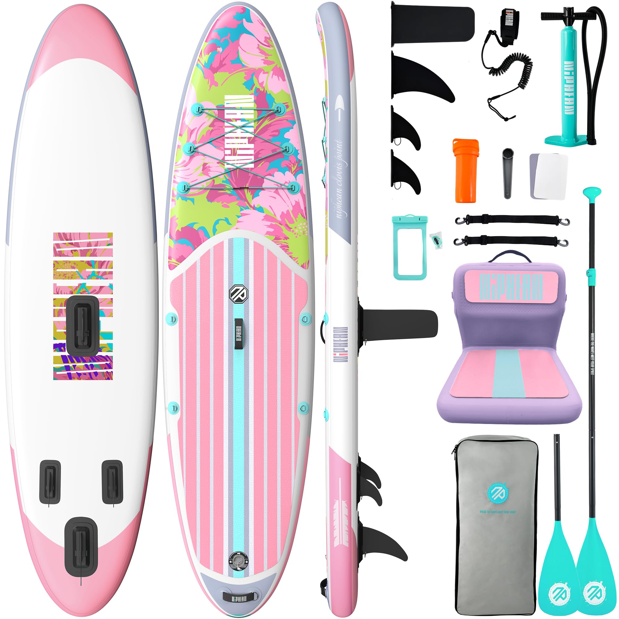 10'6" Inflatable Stand Up Paddle Board Set