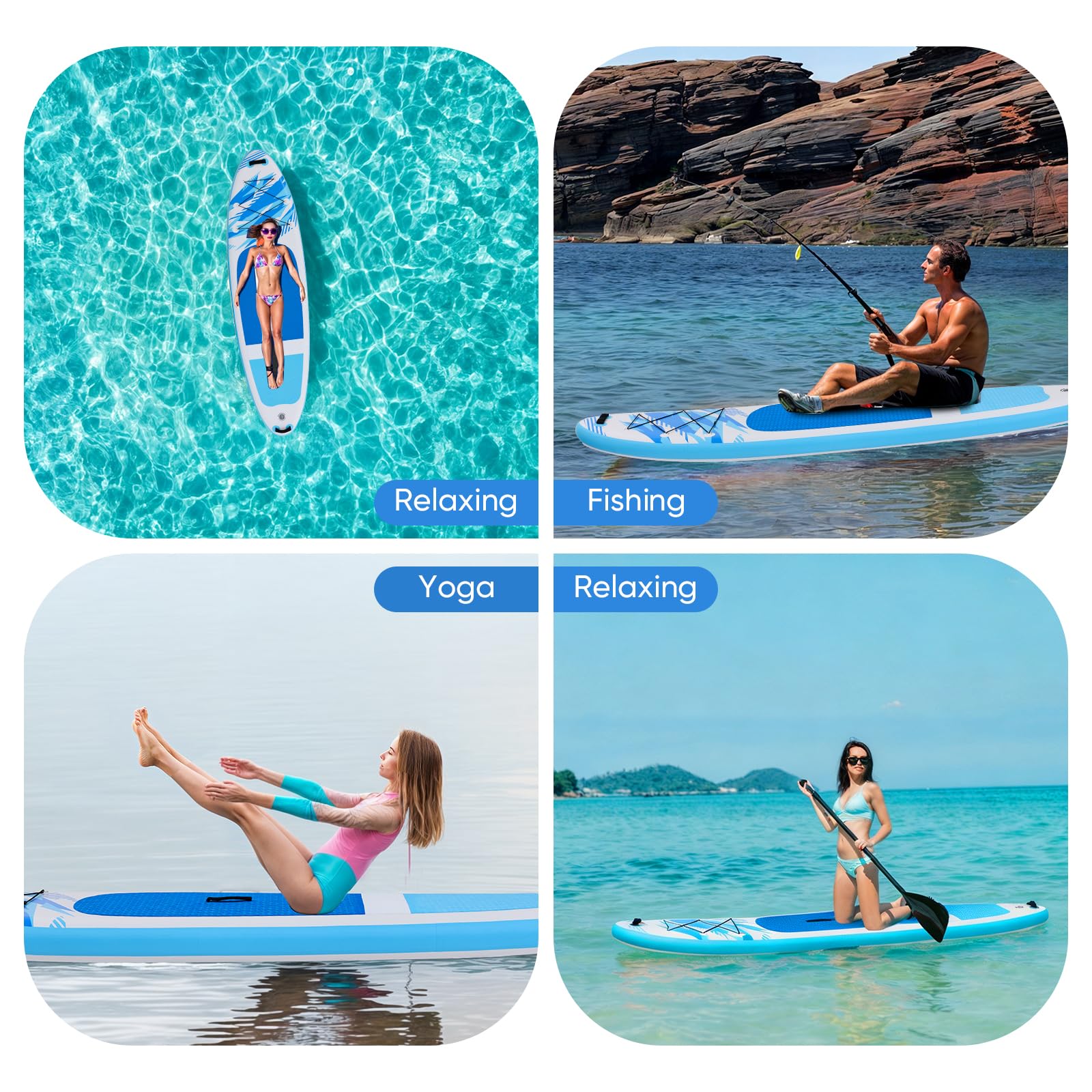 10.5' Inflatable Stand Up Paddle Board Set