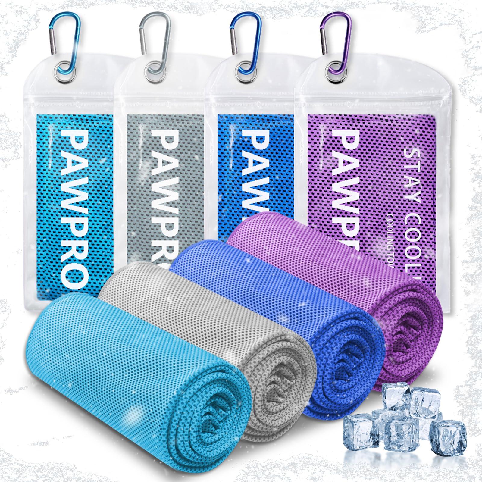 4-Pack Cooling Towels Set