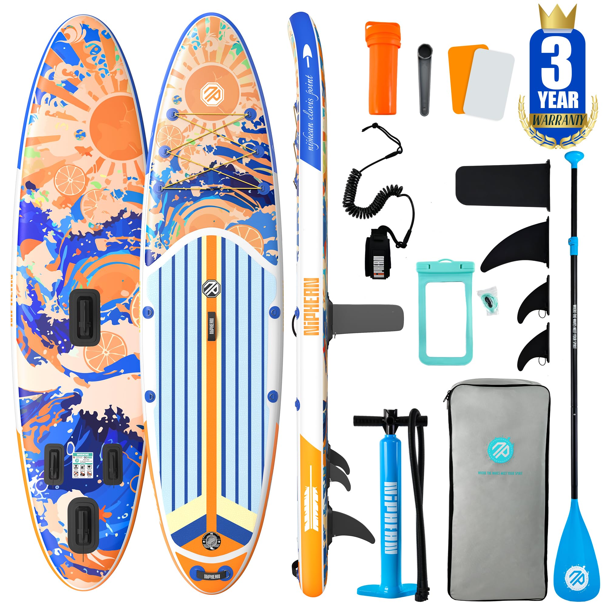 10'6" Inflatable Stand Up Paddle Board Set