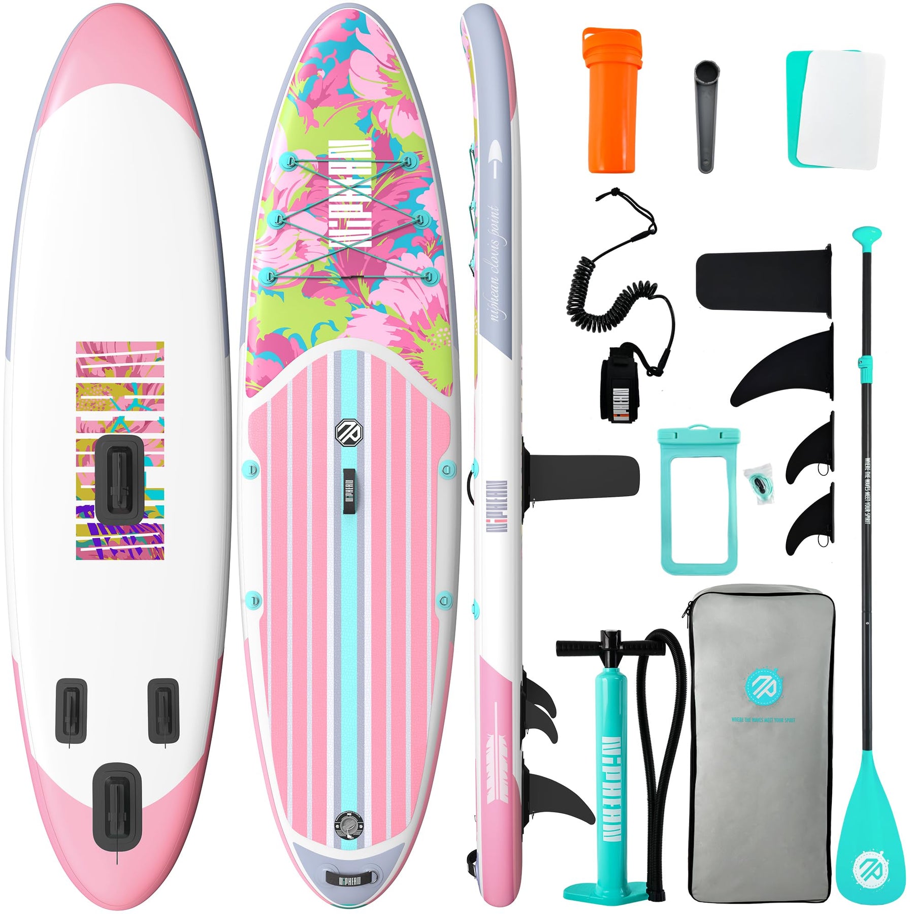 10'6" Inflatable Stand Up Paddle Board Set